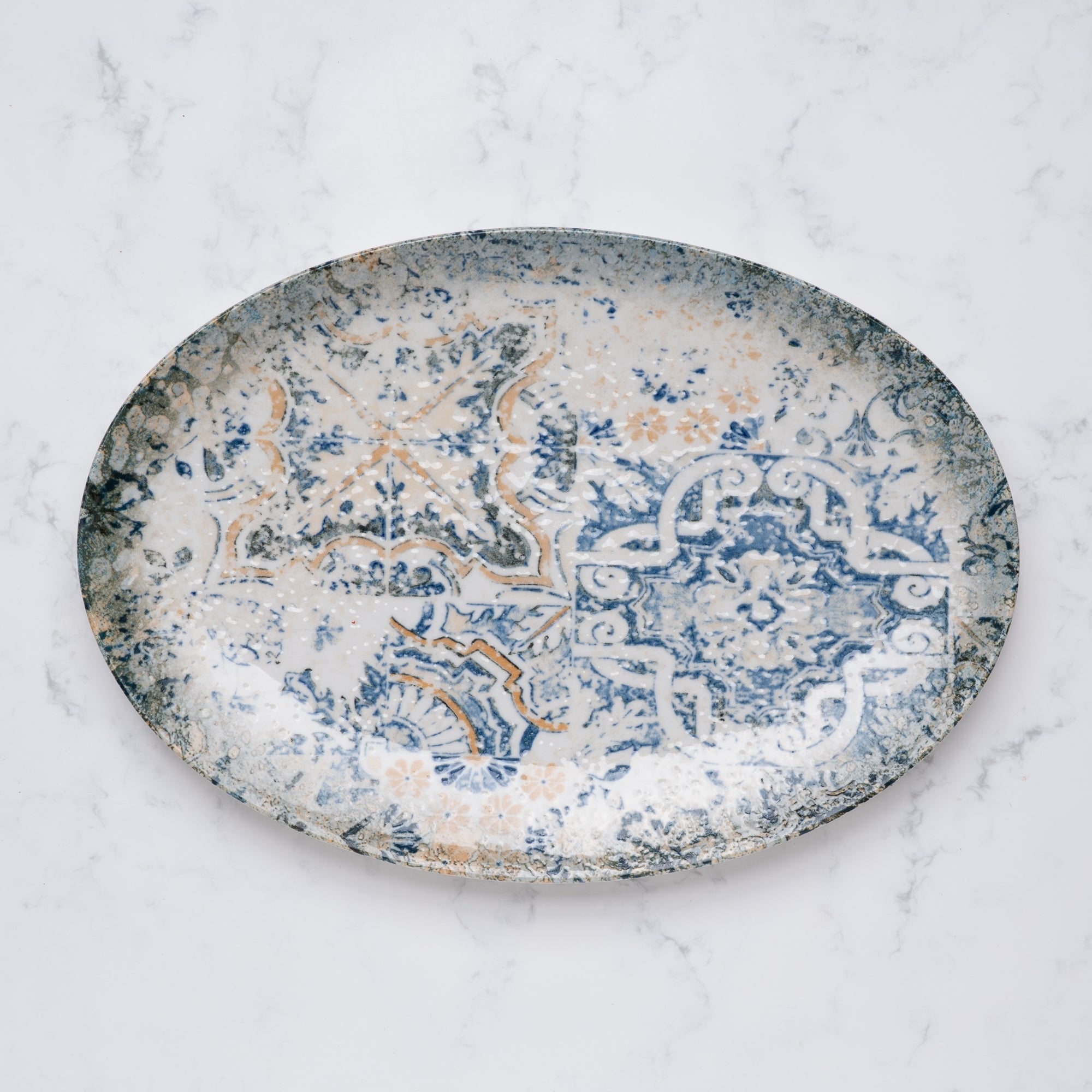 Oval Plate With Foot | Porcelain, 11", Pack of 12