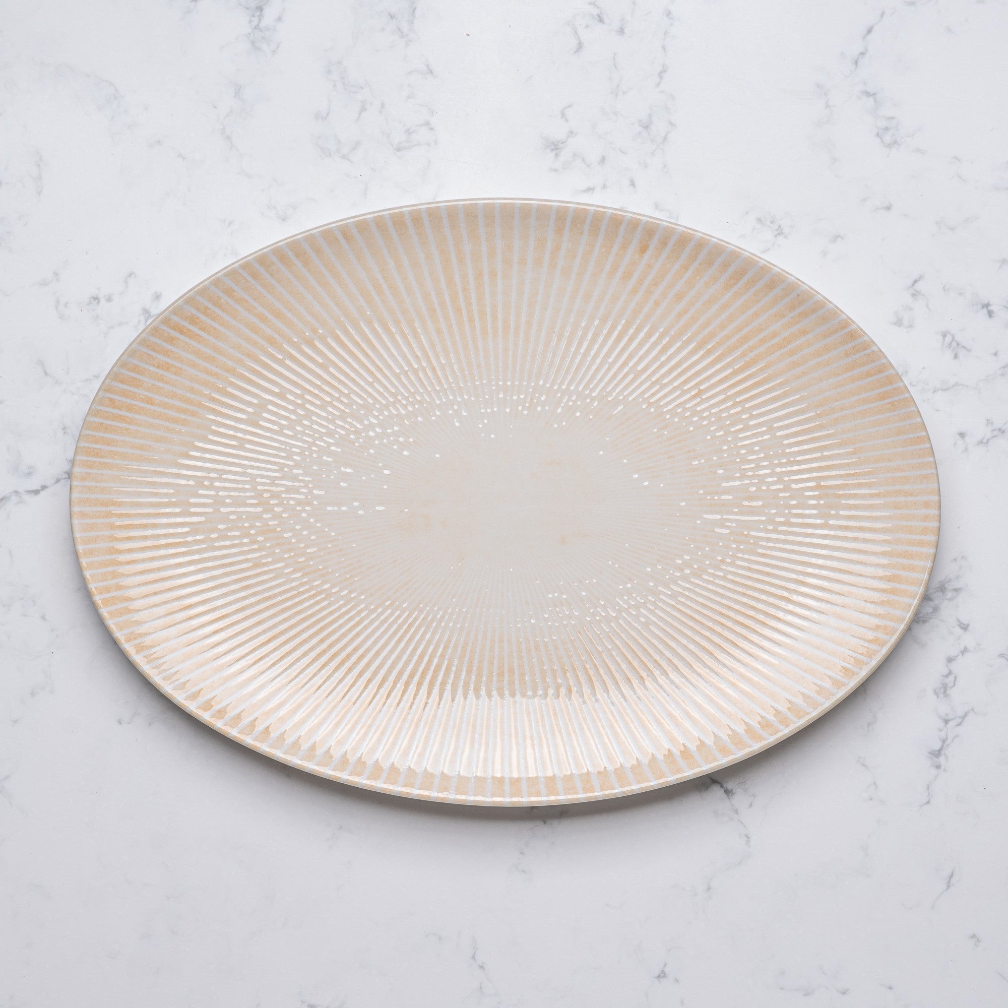 Plate Oval With Foot | Porcelain, 12.59" | Pack of 12
