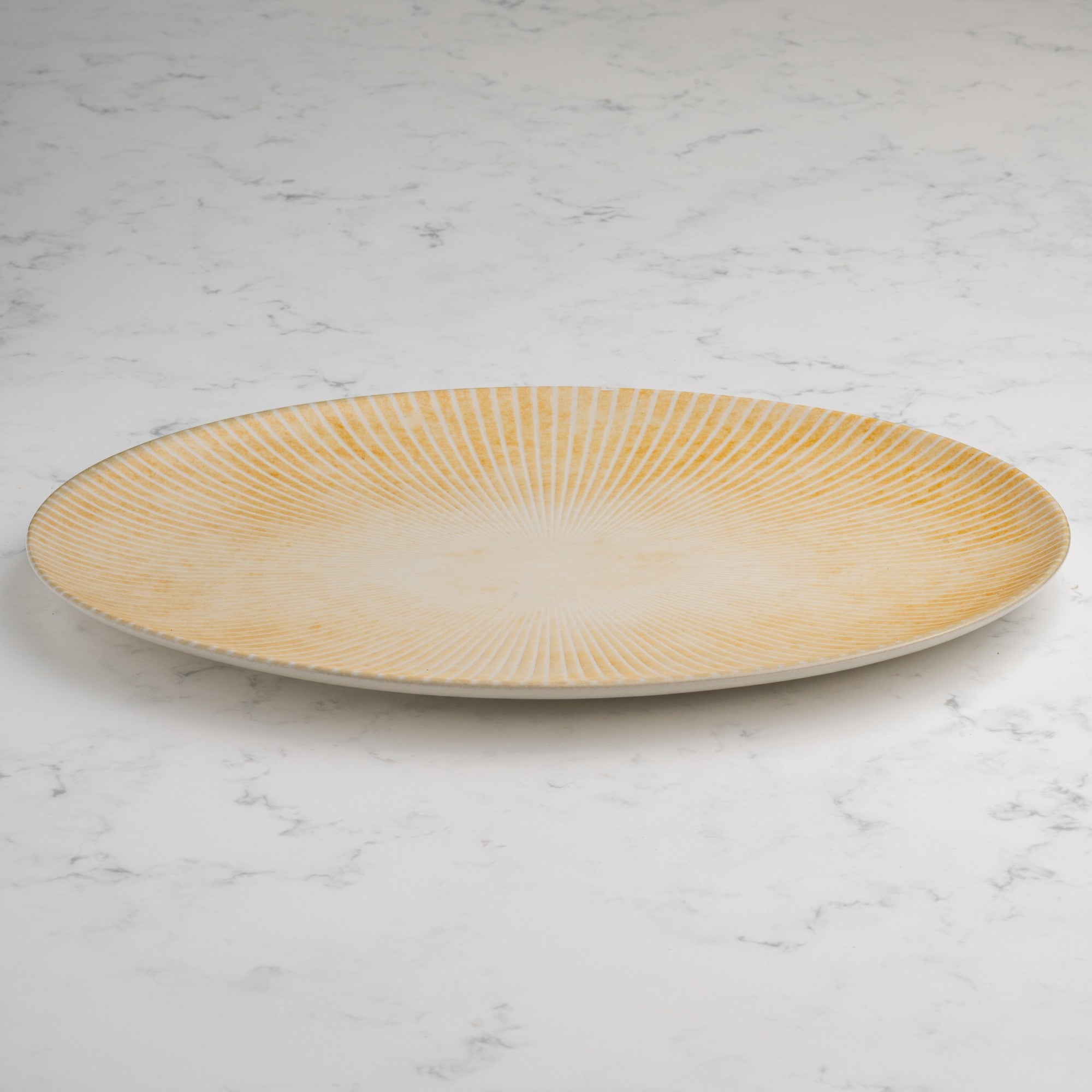 Plate Oval With Foot | Porcelain, 12.59" | Pack of 12