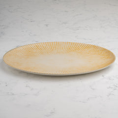 Plate Oval With Foot | Porcelain, 12.59" | Pack of 12
