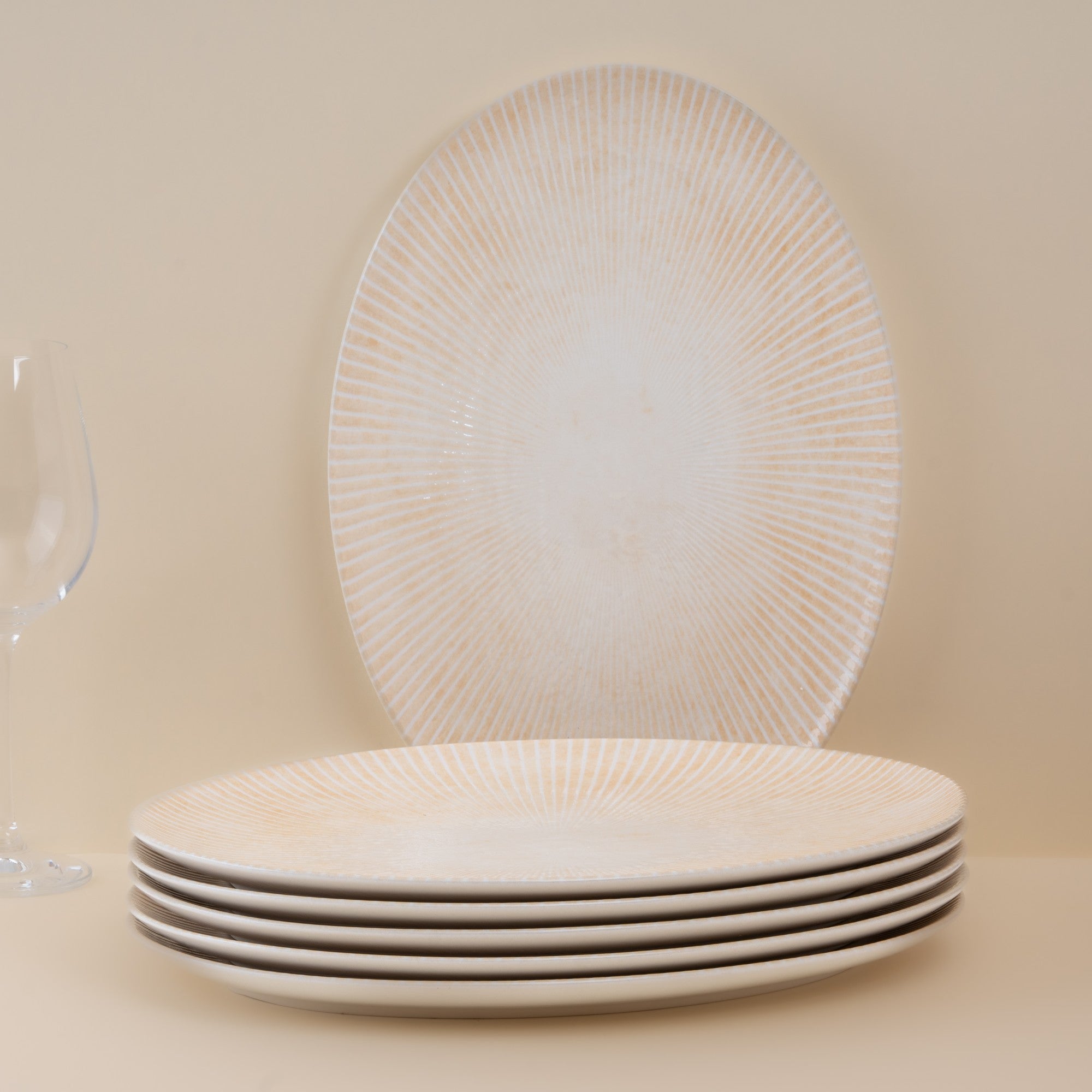 Plate Oval With Foot | Porcelain, 12.59" | Pack of 12