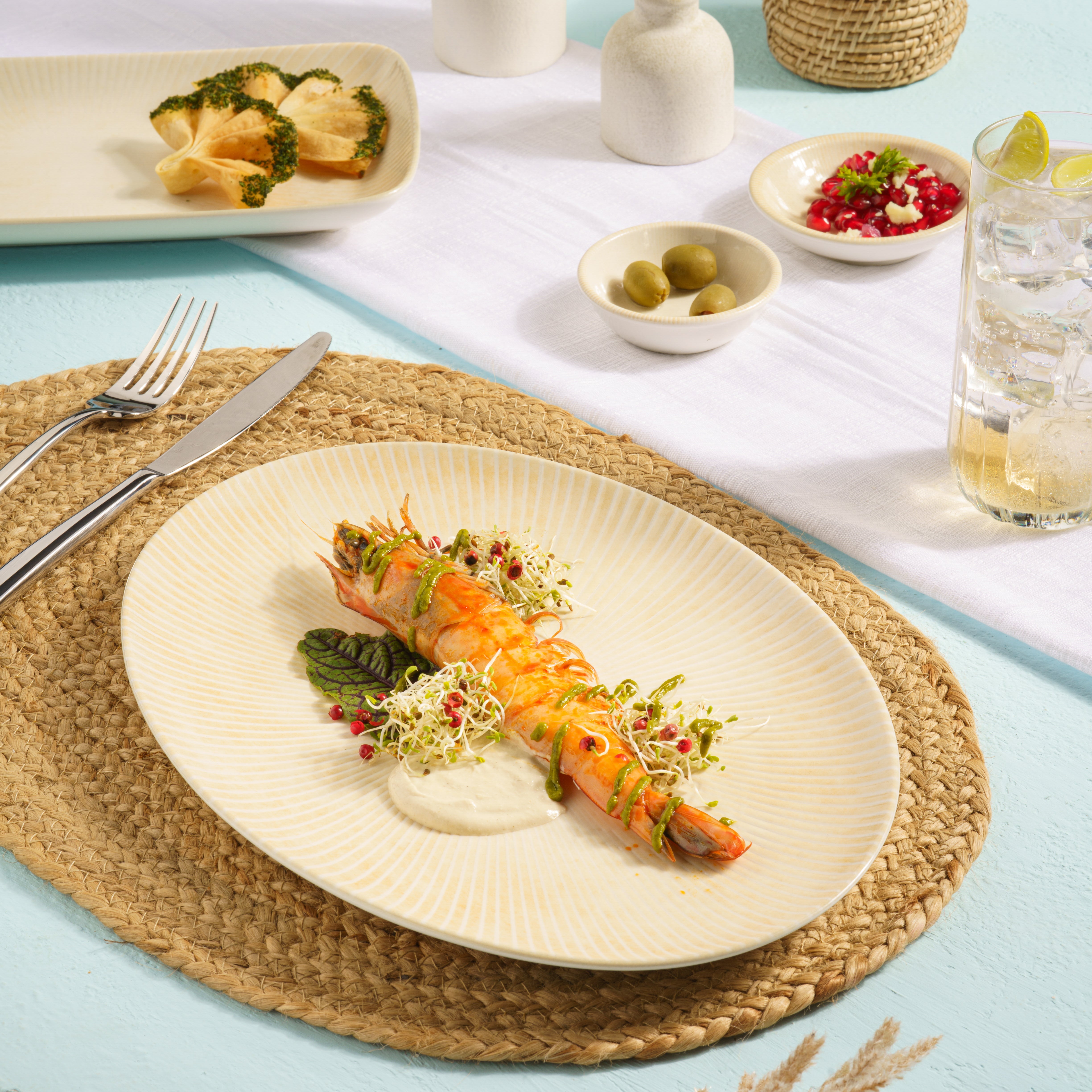 Plate Oval With Foot | Porcelain, 12.59" | Pack of 12