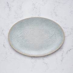 Oval Plate with Foot | Porcelain, 11" | Pack of 12
