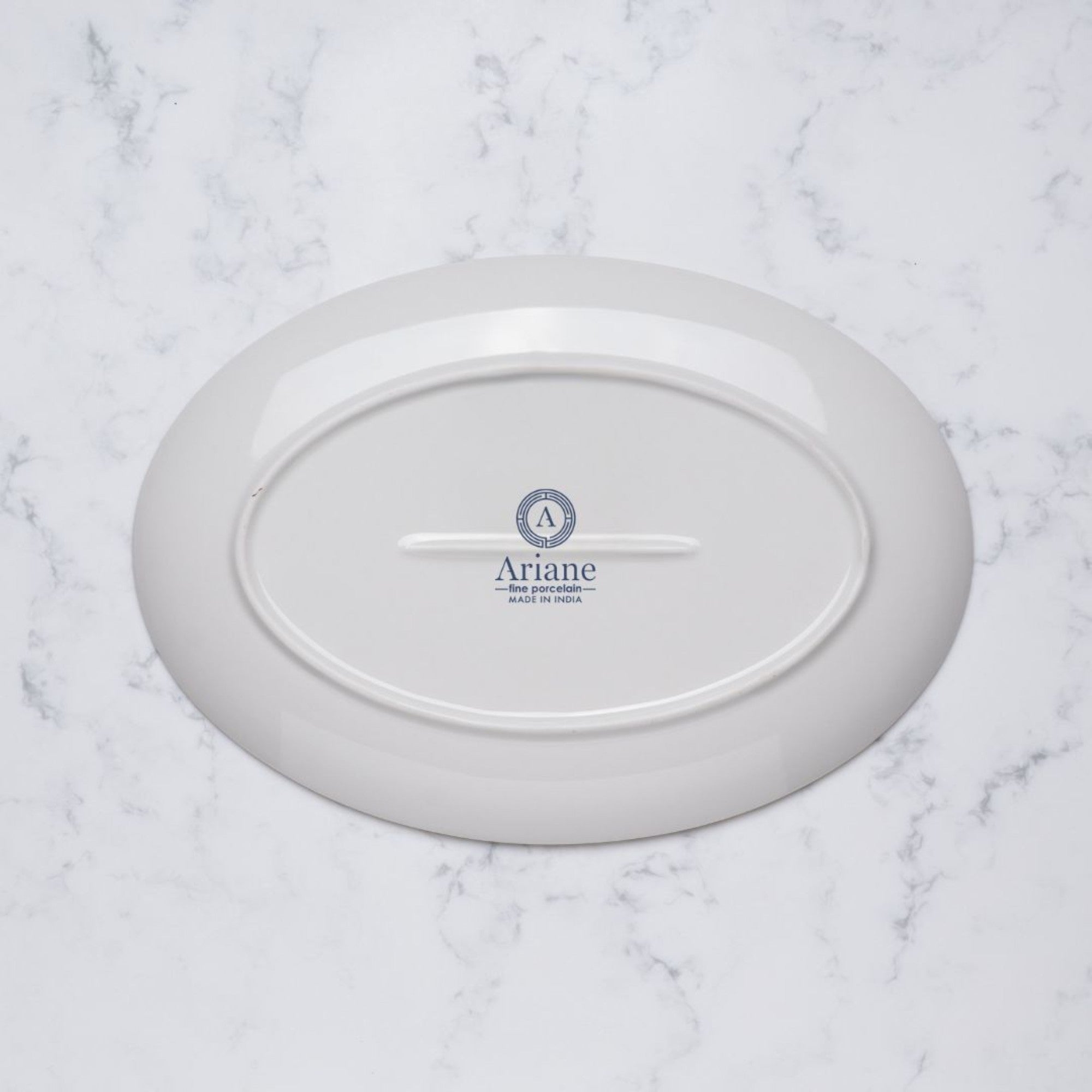 Oval Plate with Foot | Porcelain, 11" | Pack of 12