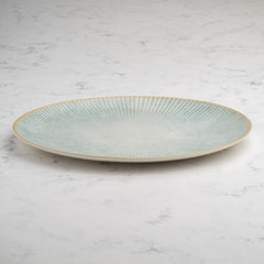 Oval Plate with Foot | Porcelain, 11" | Pack of 12