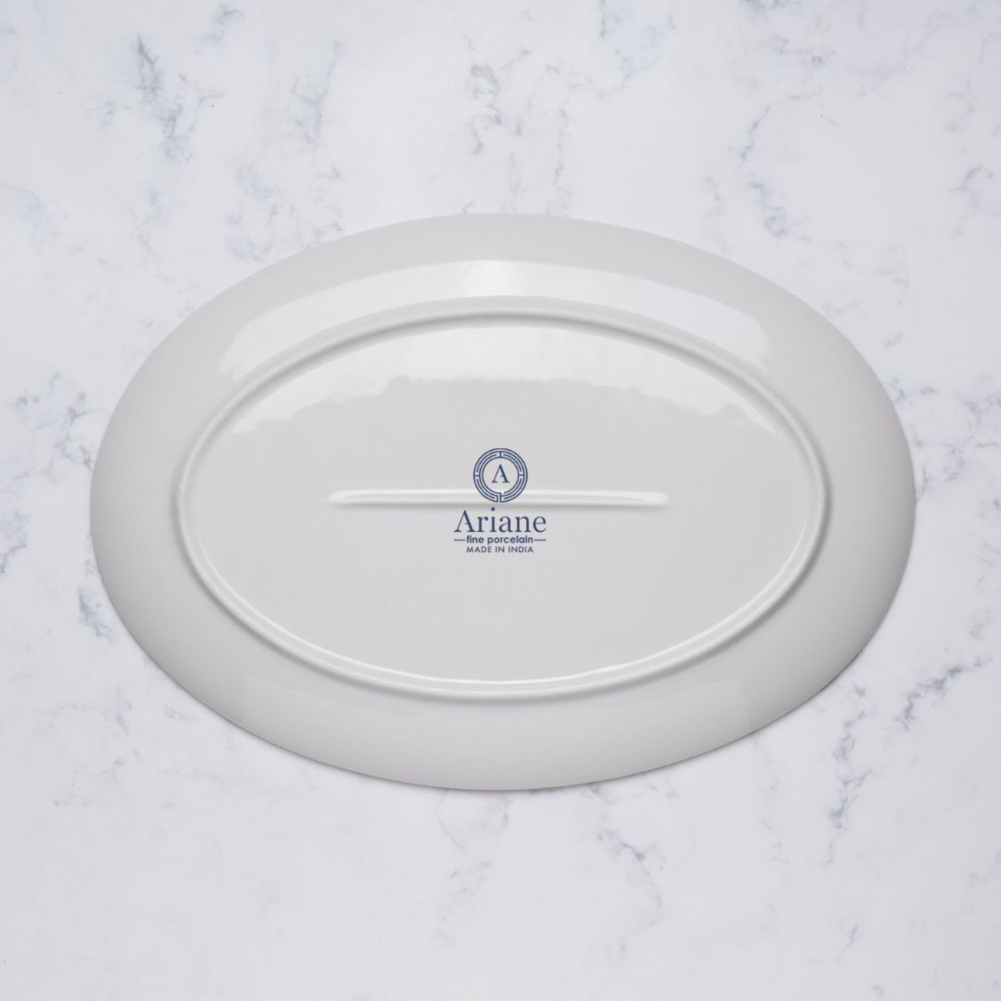 Premium Oval Plate with Foot | 11" | Porcelain | Set of 12