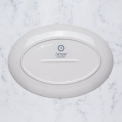 Plate Oval With Foot | 12.59" | Porcelain, Pack of 6