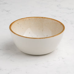 Bowl Non Stackable With Foot | Porcelain | Set of 12