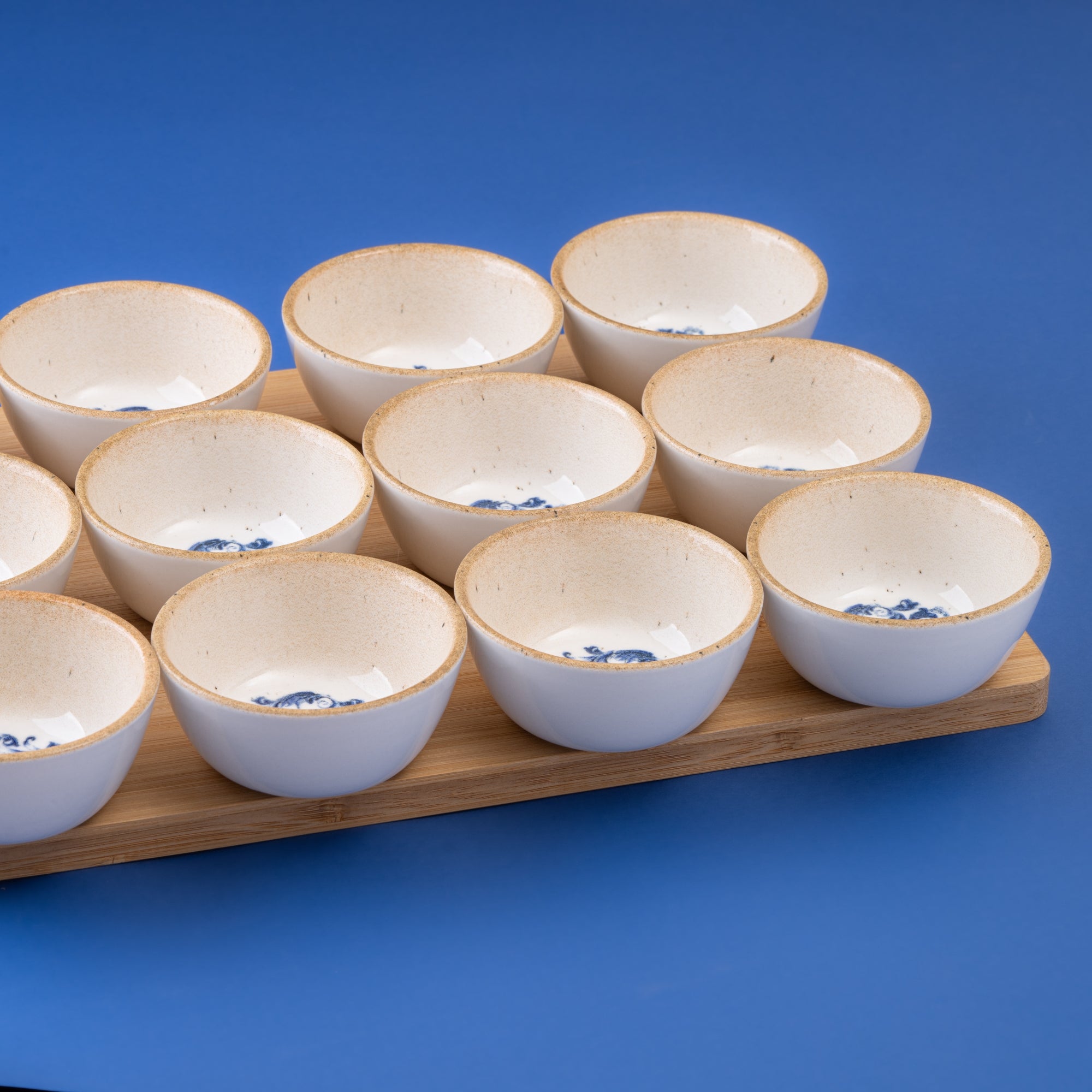Bowl Non Stackable With Foot | Porcelain | Set of 12
