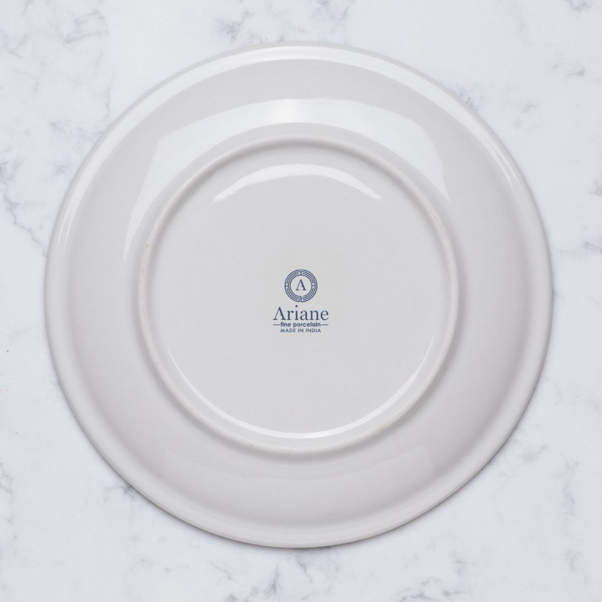 Round Rimless Plate | Porcelain | Pack of 12