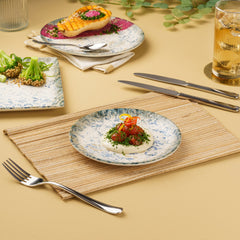 Round Rimless Plate | Porcelain | Pack of 12