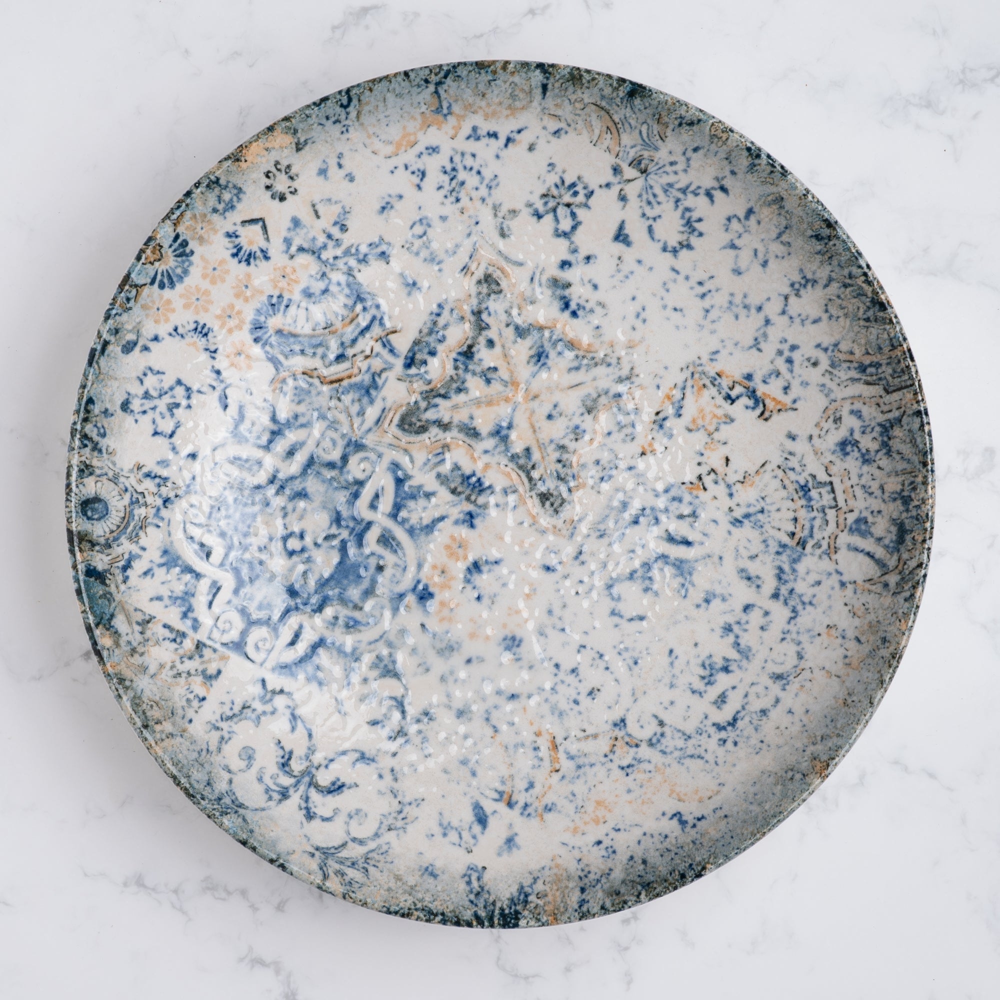 Round Cous Cous Deep Plate | Pack of 6 | Porcelain