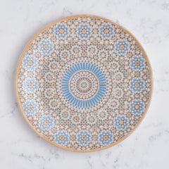 Round Rimless Plates | Porcelain, Pack of 12