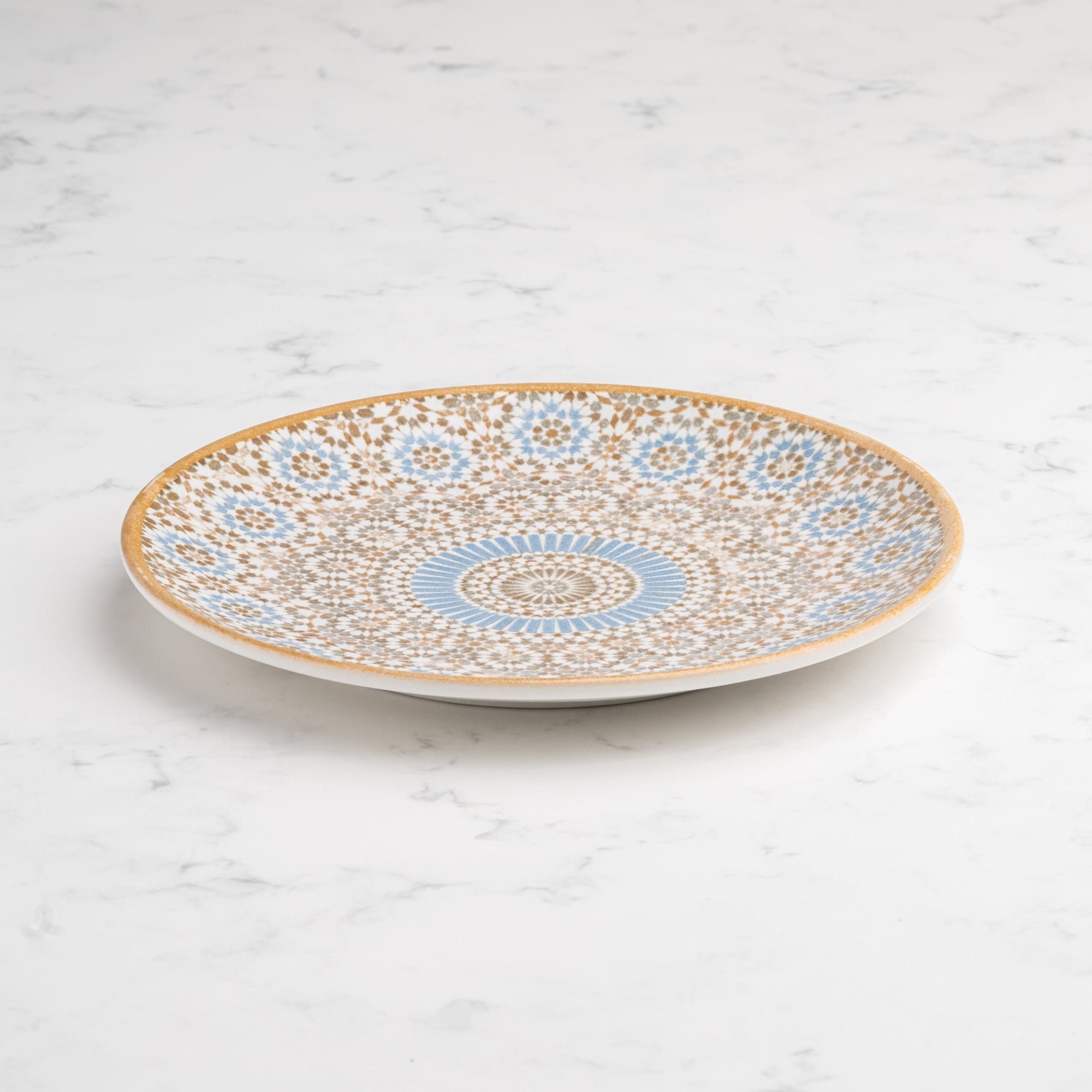 Round Rimless Plates | Porcelain, Pack of 12
