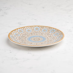 Round Rimless Plates | Porcelain, Pack of 12