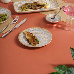 Round Rimless Plates | Porcelain, Pack of 12