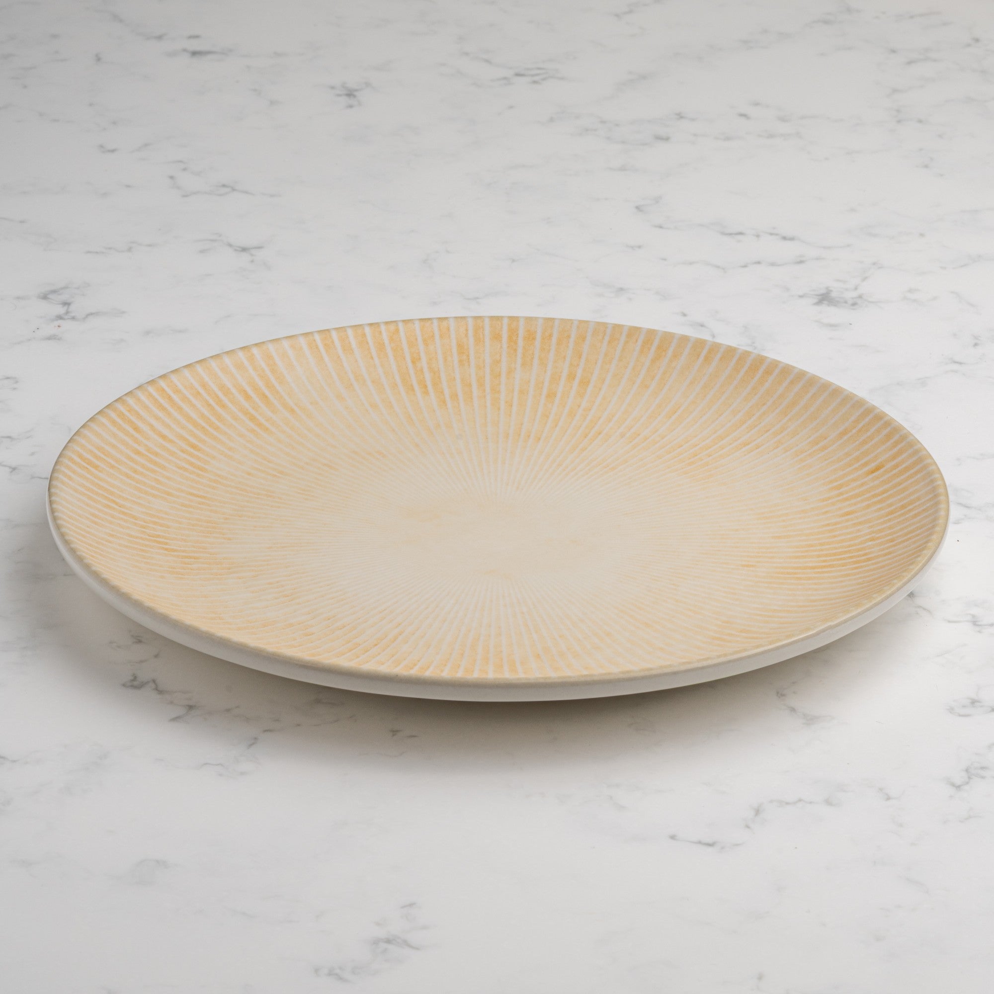 Round Rimless Plate | Porcelain, Set of 6