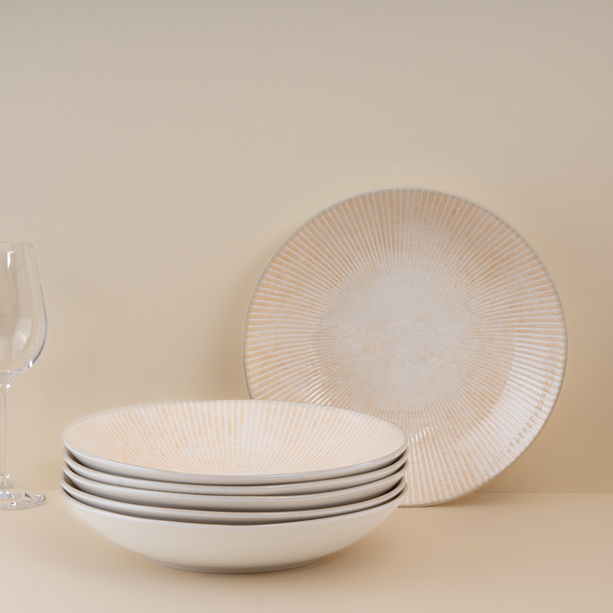 Round Cous Deep Plate| Porcelain, 50.75oz | Pack of 6