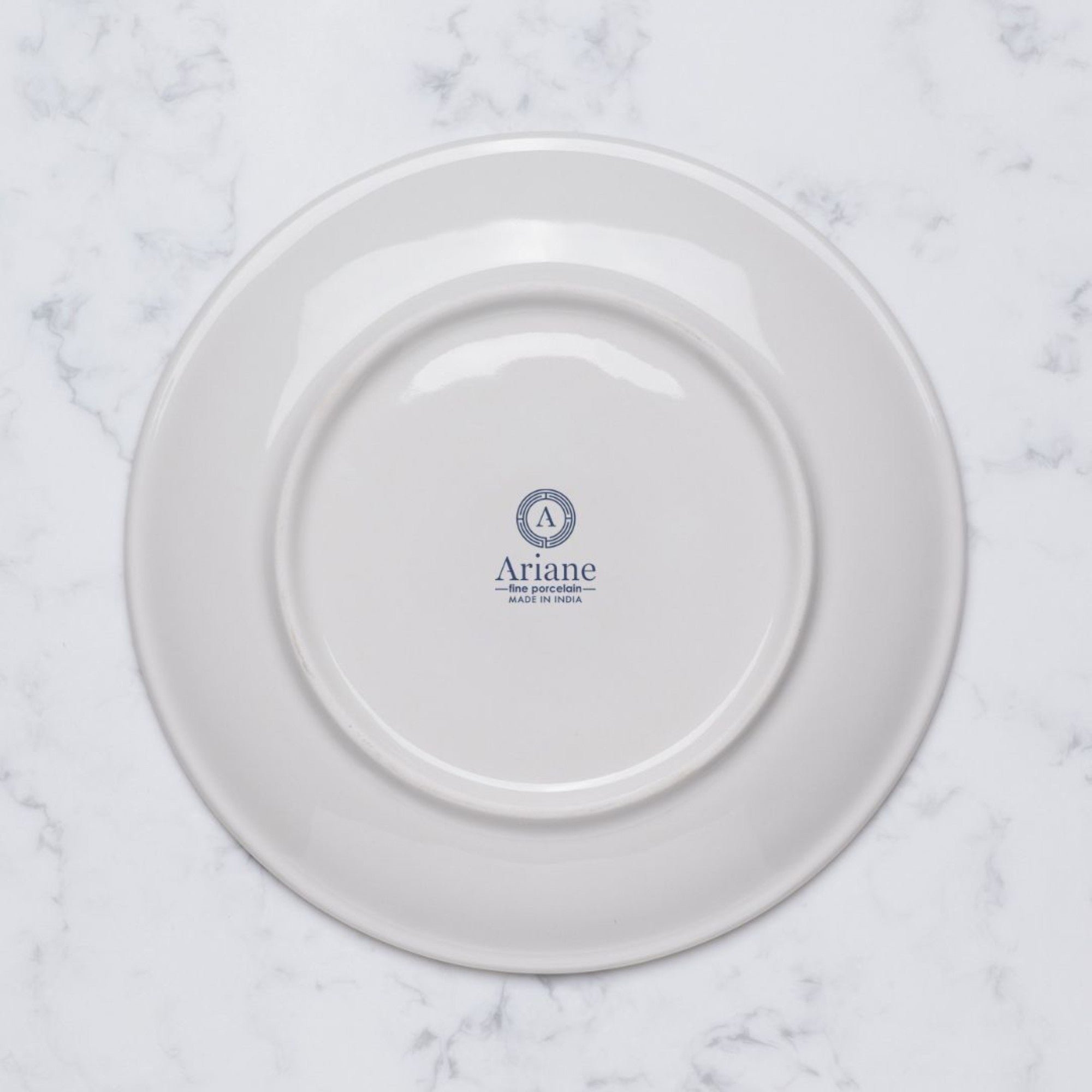Round Rimless Plate | Porcelain, Pack of 12