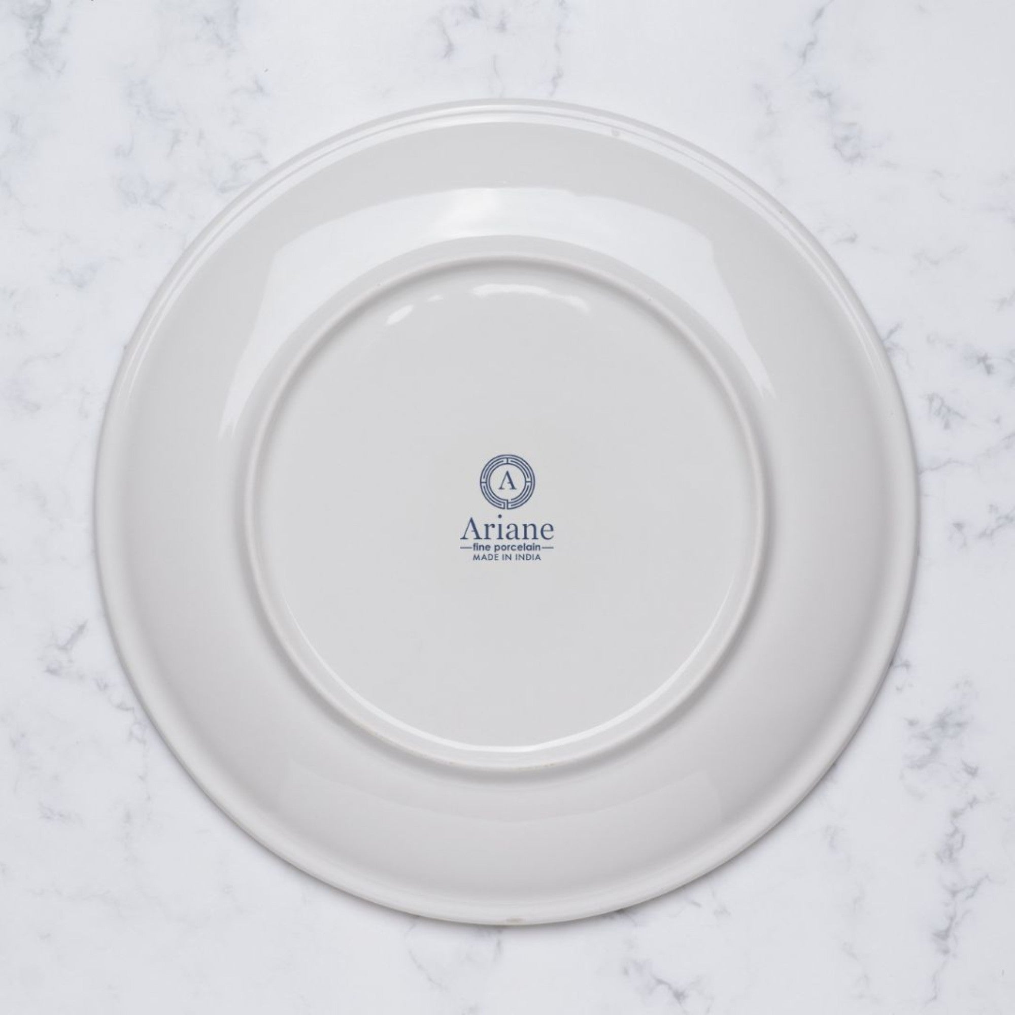 Modern Porcelain Rimless Dinner Plate | Pack of  6