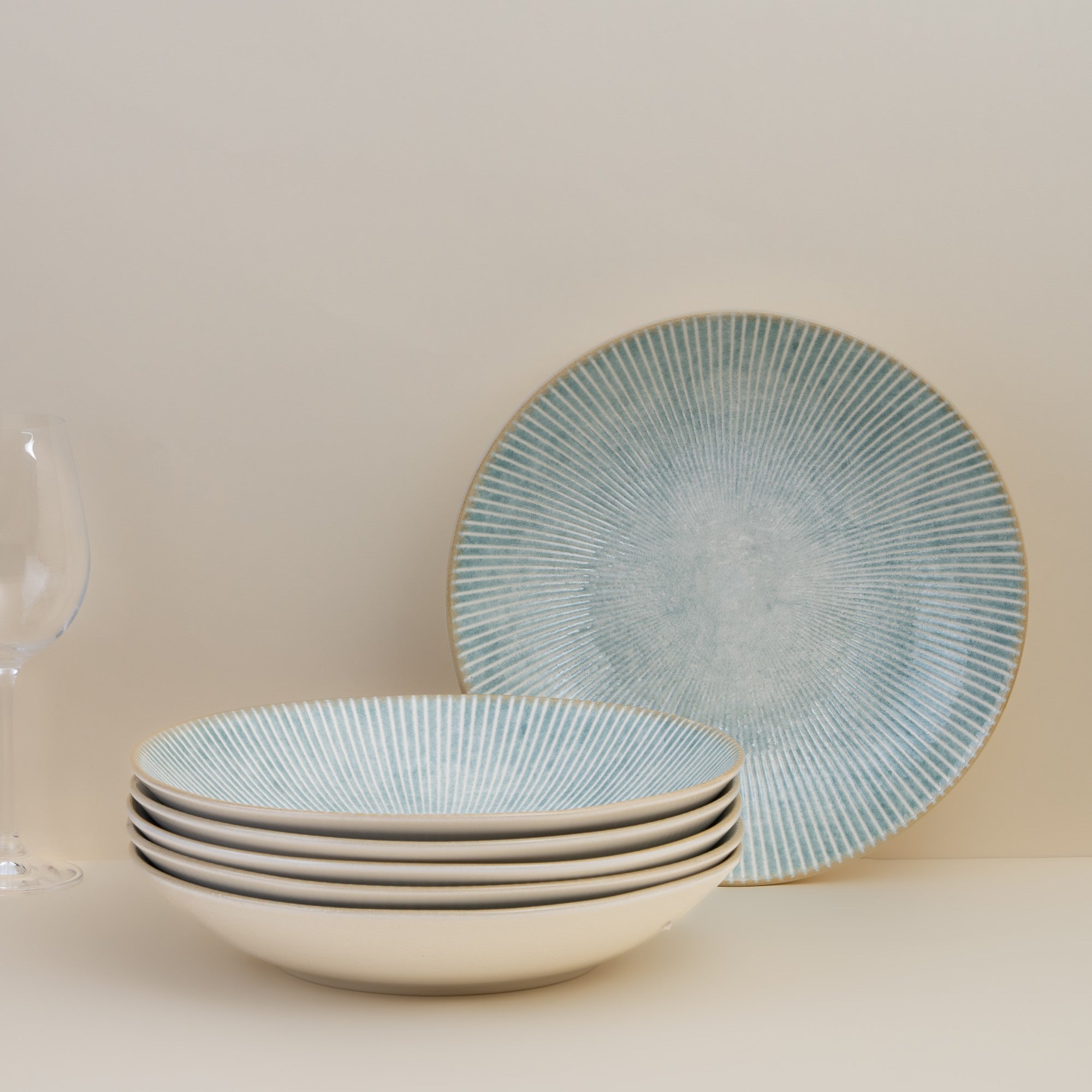 Round Wok Deep Plate | 91.3", Porcelain | Pack of 6