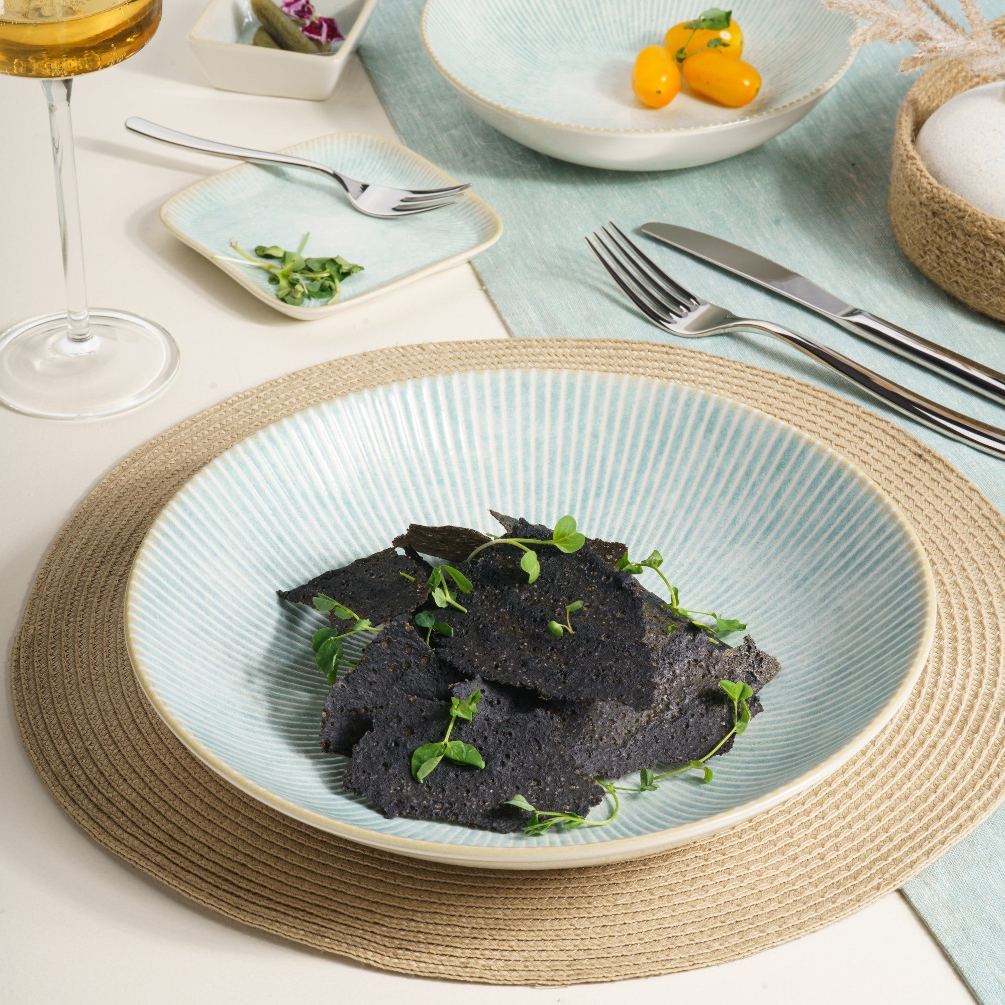 Round Wok Deep Plate | 91.3", Porcelain | Pack of 6