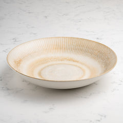Elegant Round Wok Deep Plate | 9.13", Porcelain | Pack of 6