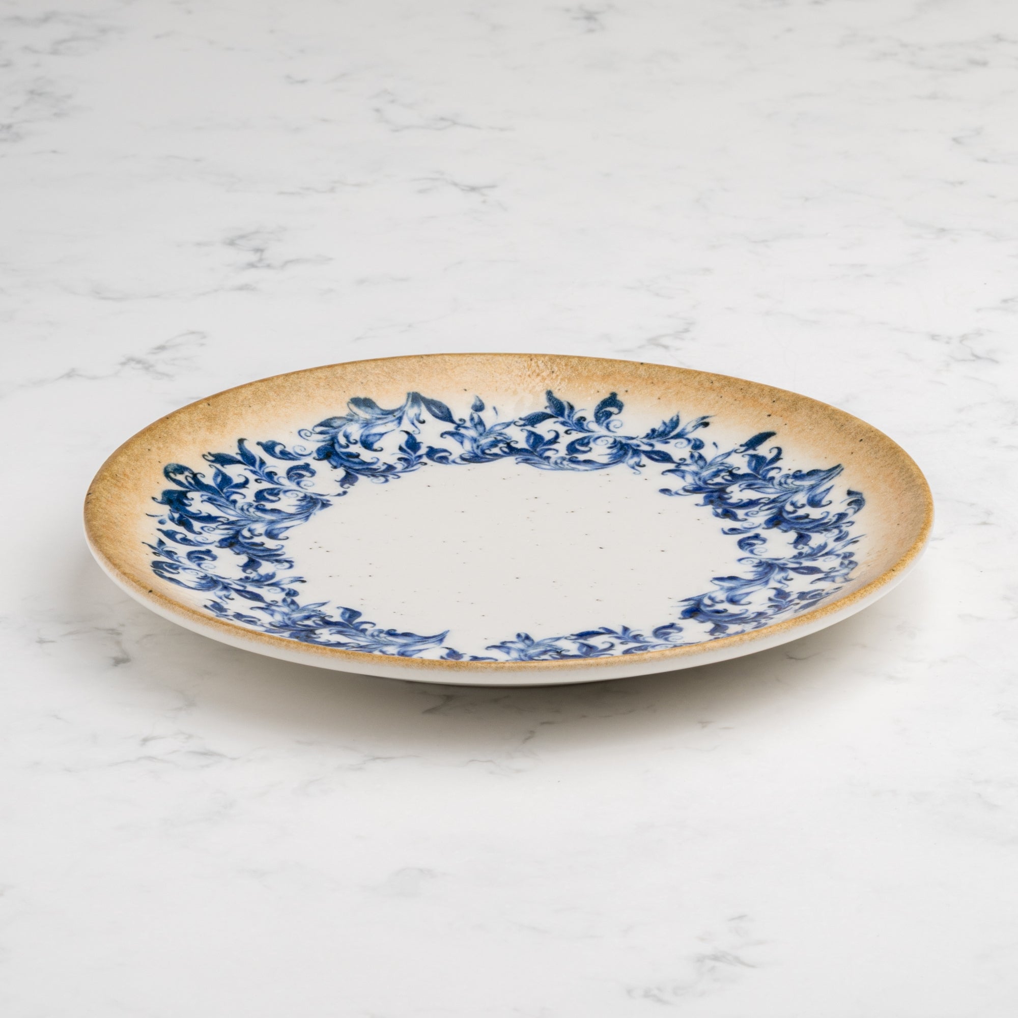 Round Rimless Plate | Porcelain Set of 12