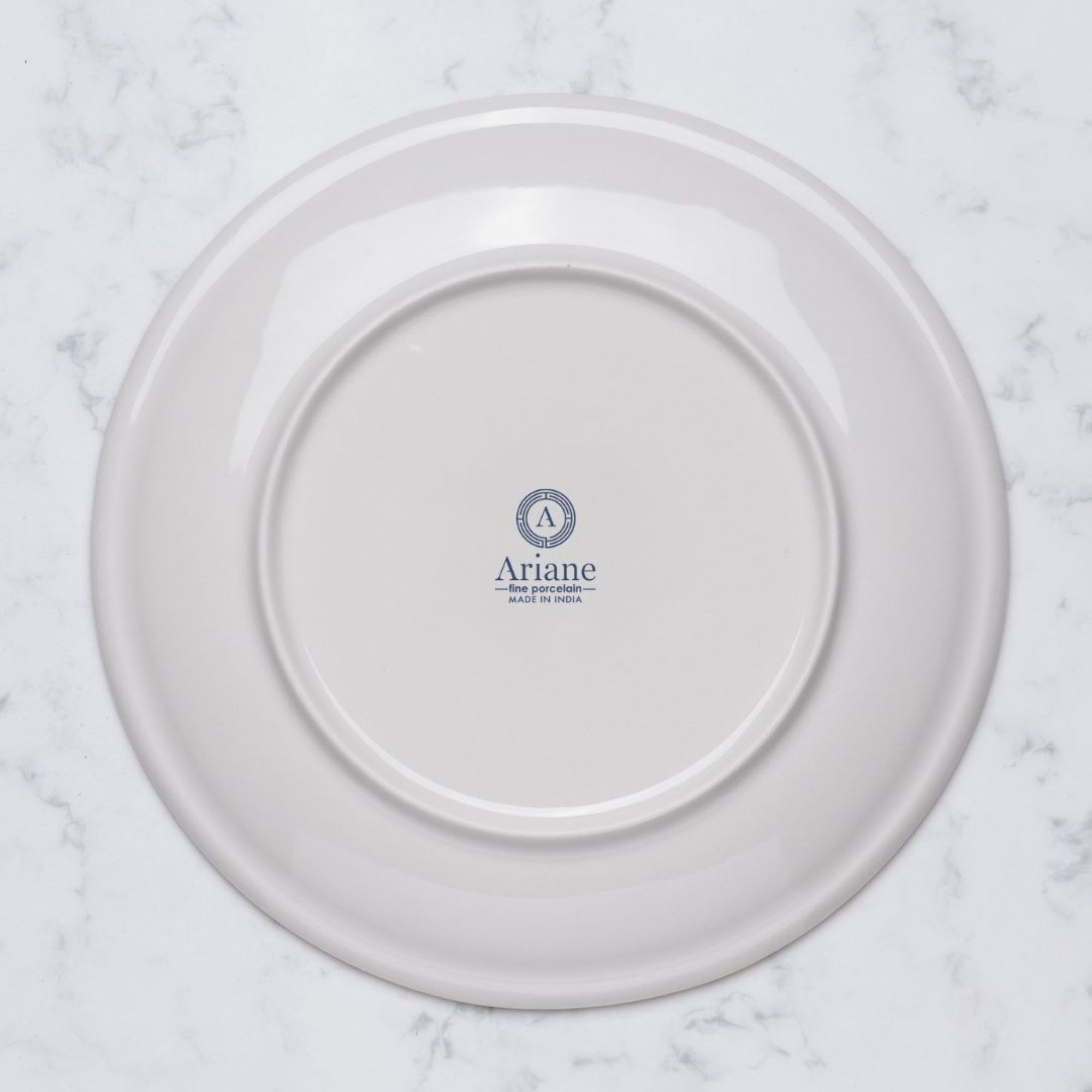 Porcelain Round Rimless Plate | Amalfi | Set of 6