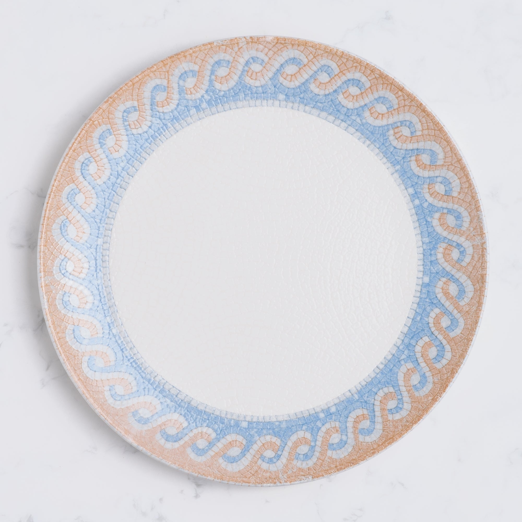 Round Rimless Plates | Porcelain, Set of 6