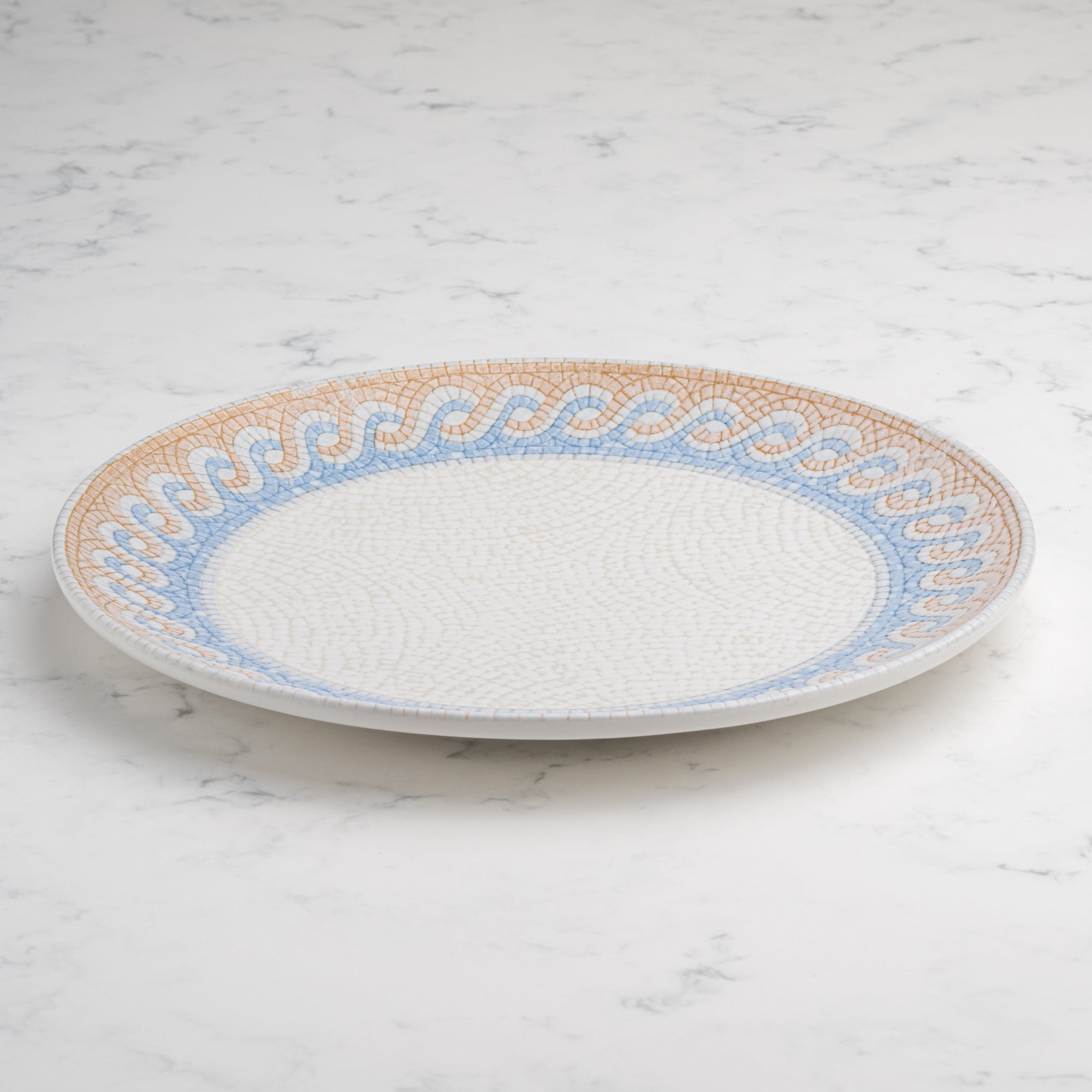 Round Rimless Plates | Porcelain, Set of 6