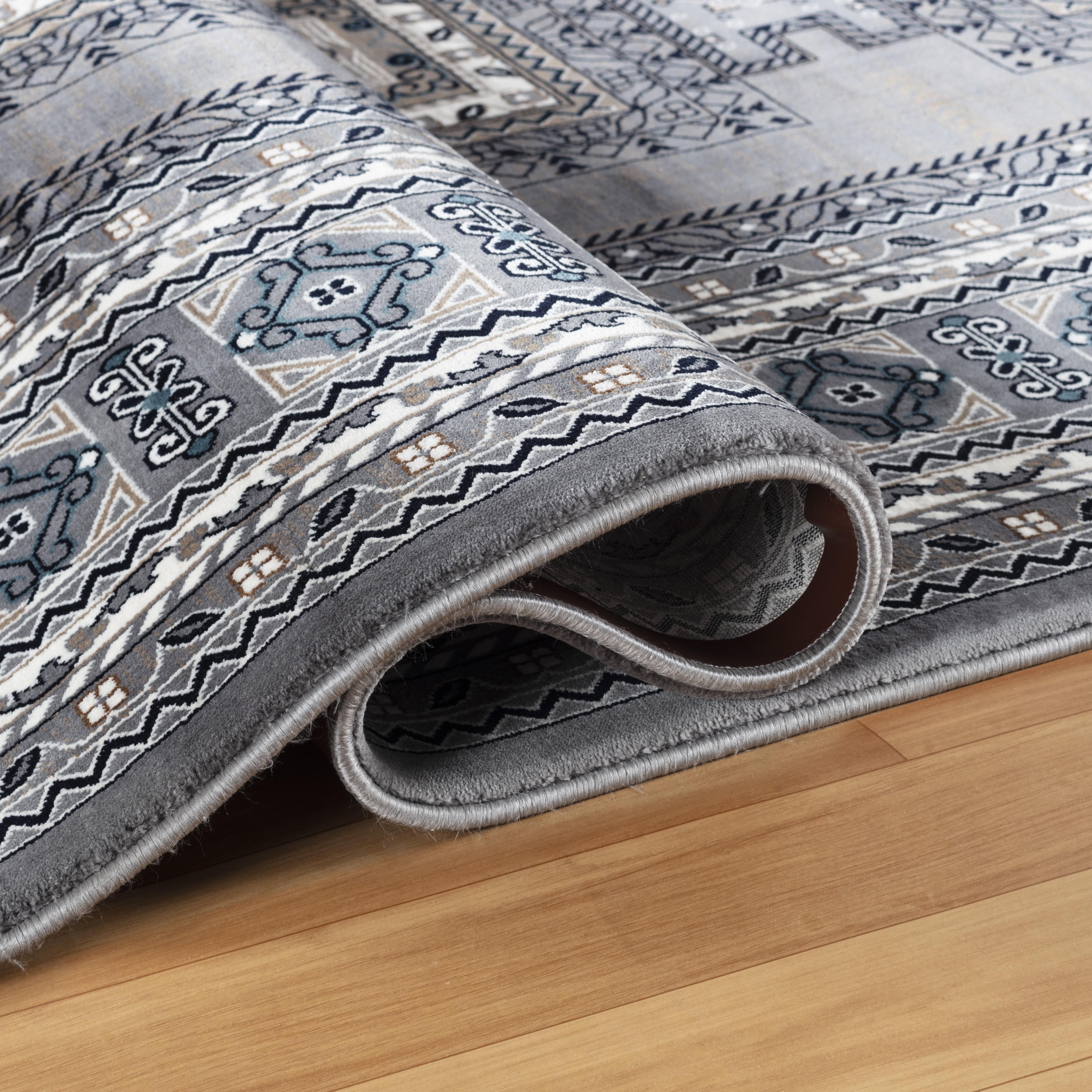 Kandahar E851B Area Rug Grey