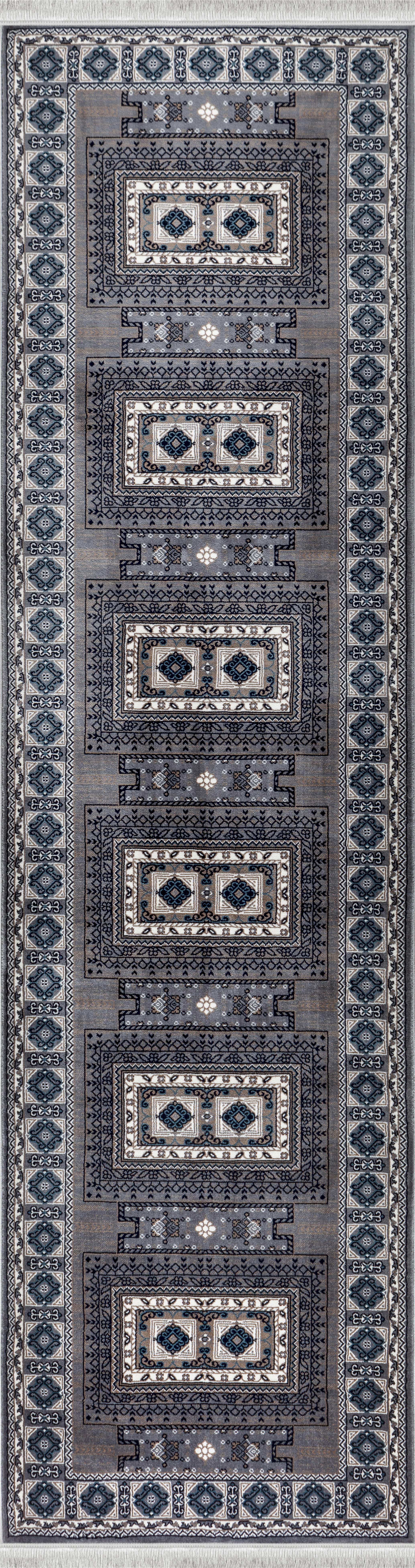 Kandahar E851B Area Rug Grey