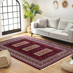 Kandahar E851B Area Rug Red
