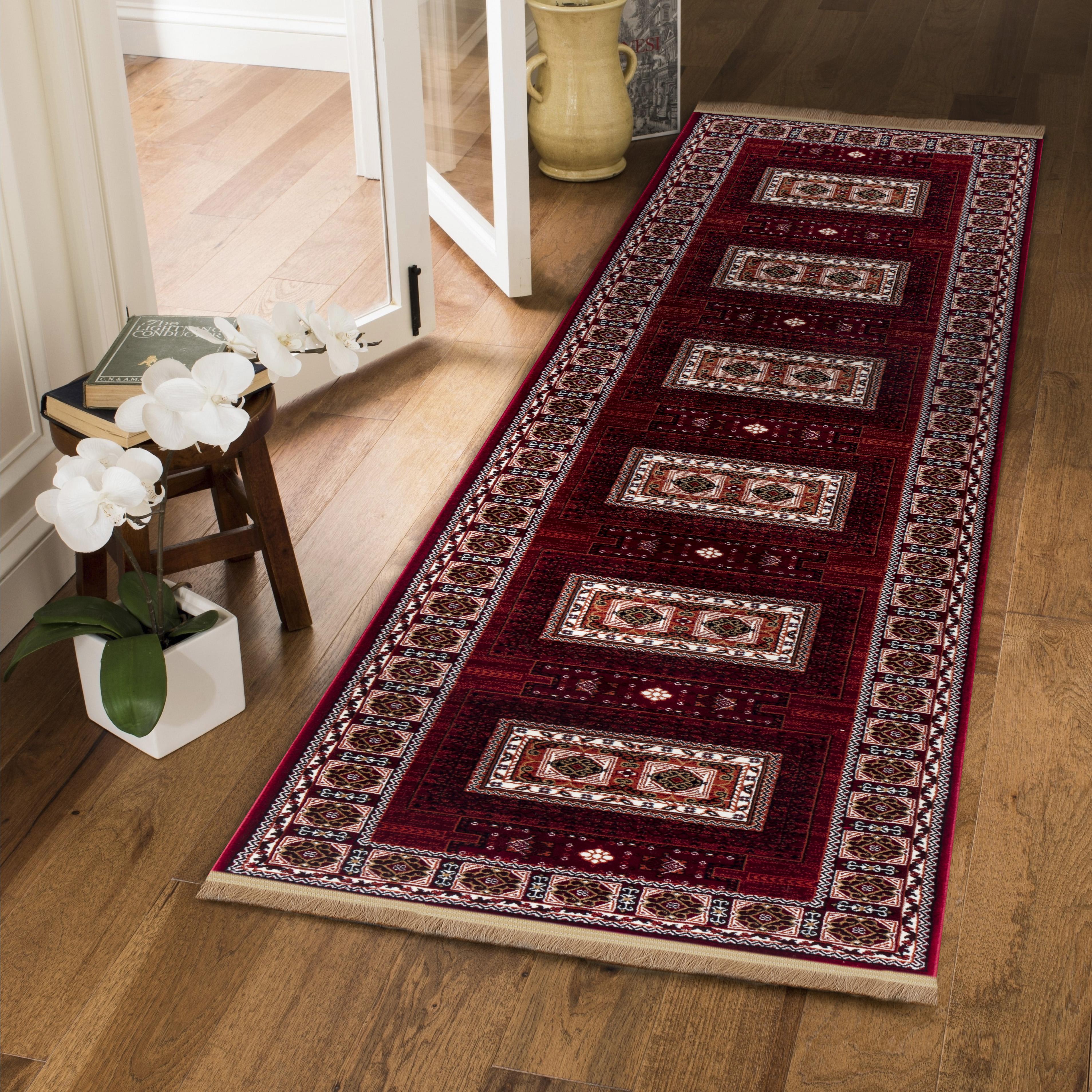 Kandahar E851B Area Rug Red