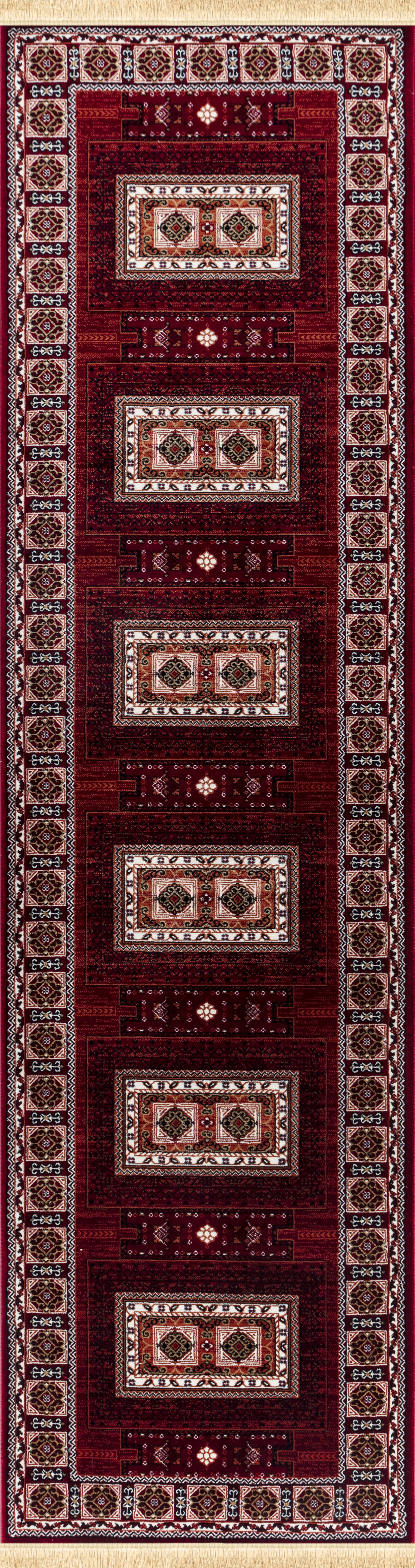 Kandahar E851B Area Rug Red