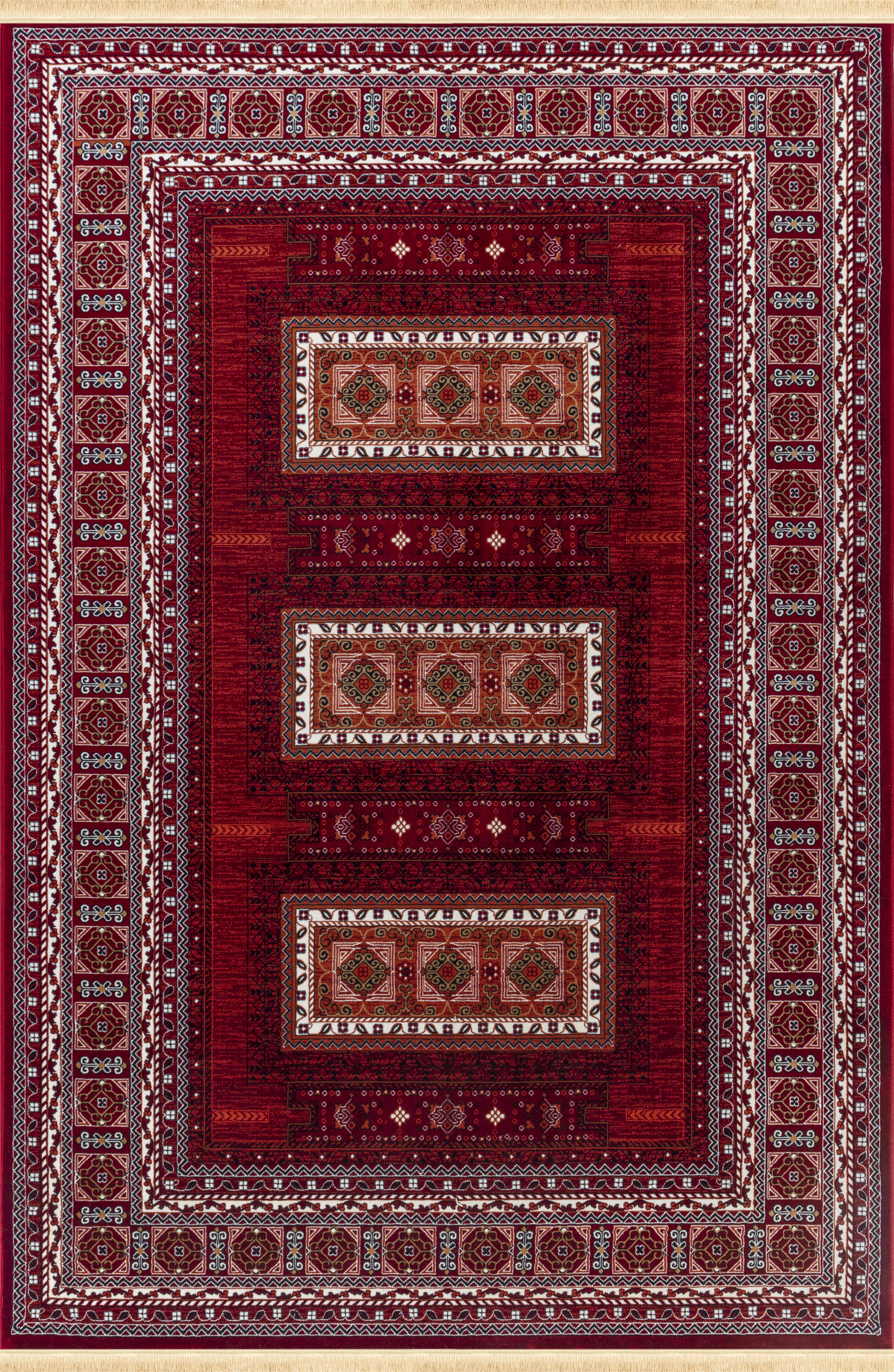 Kandahar E851B Area Rug Red