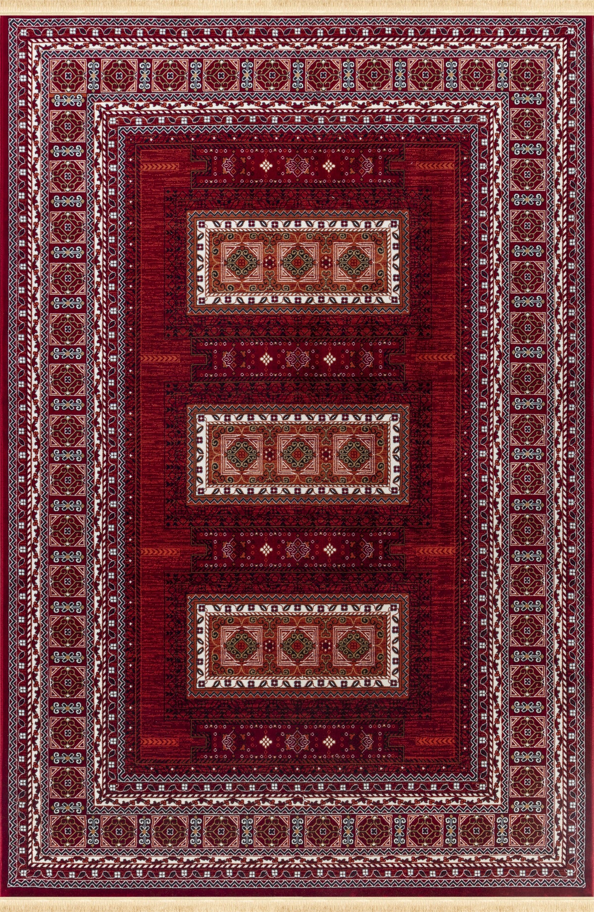 Kandahar E851B Area Rug Red
