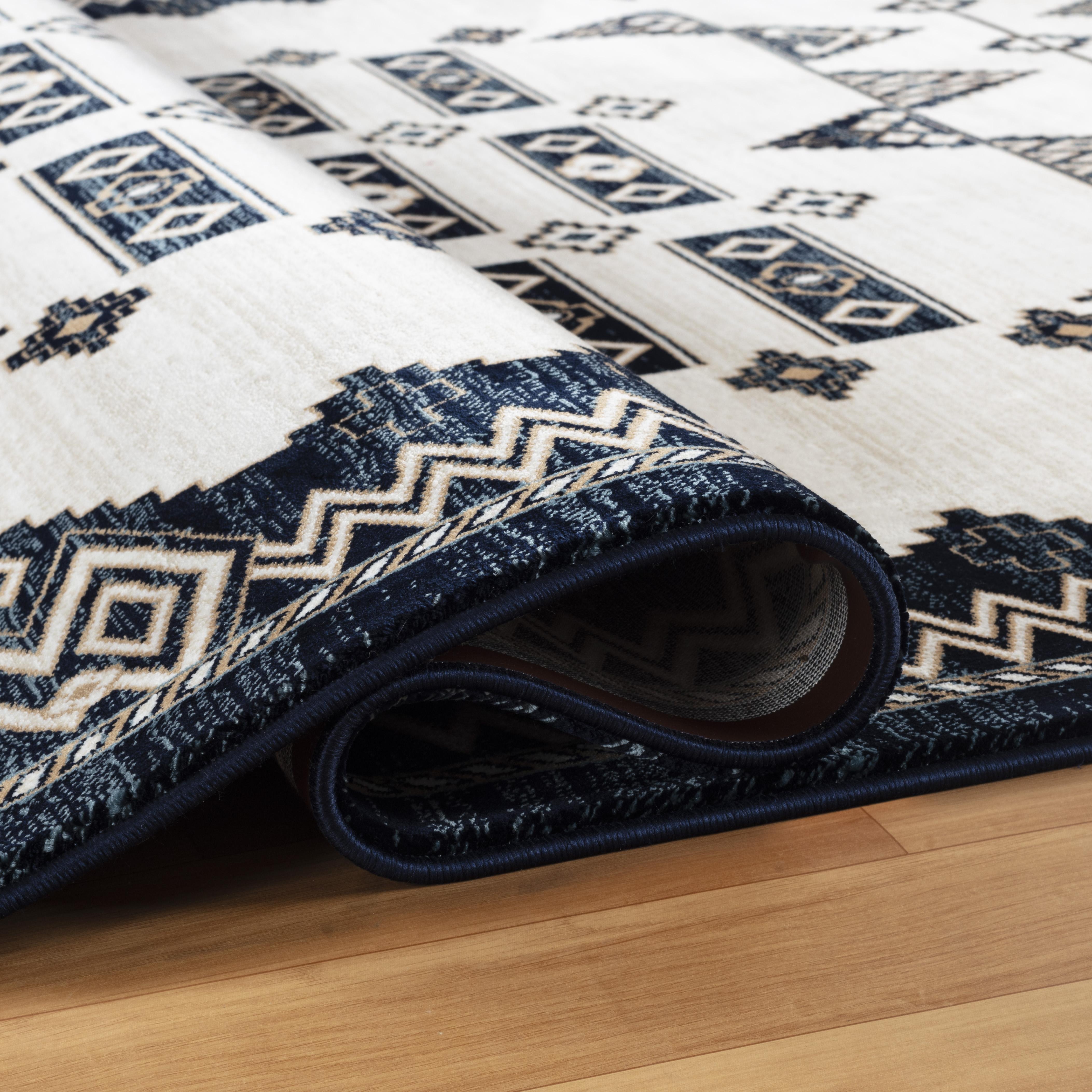 Kandahar E927A Area Rug Cream/Navy