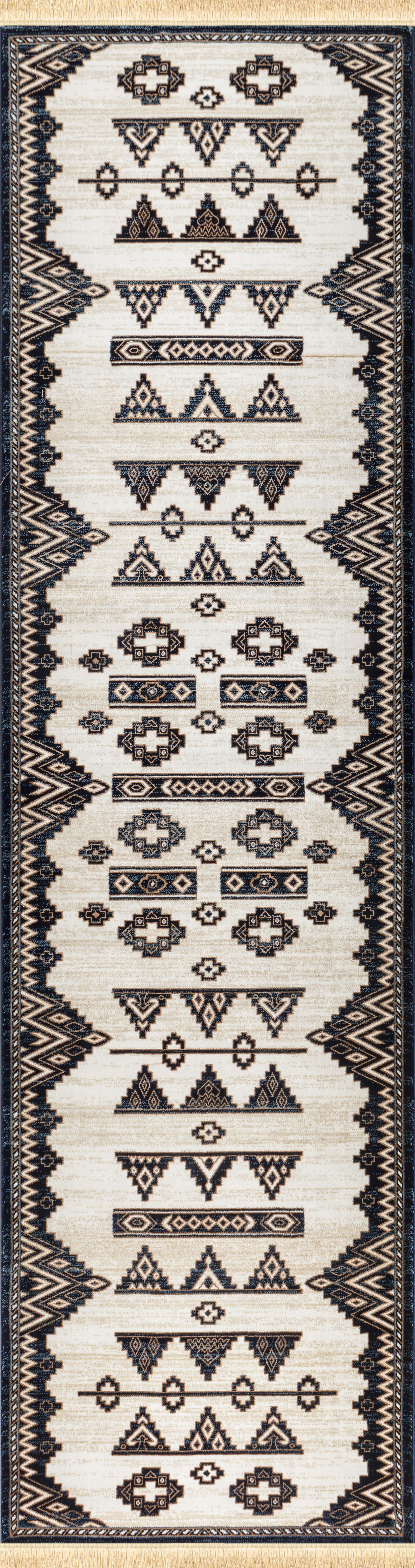 Kandahar E927A Area Rug Cream/Navy