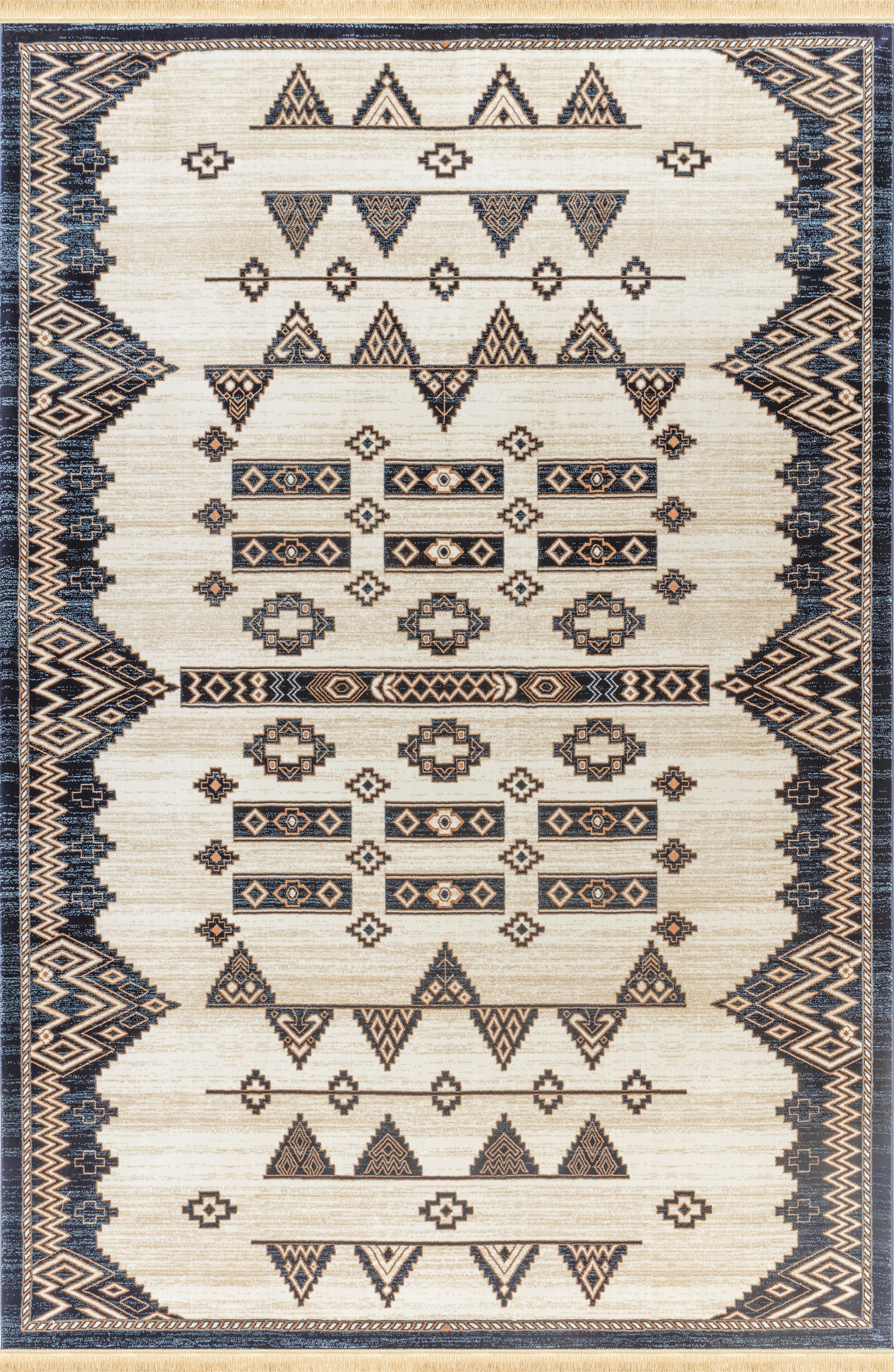 Kandahar E927A Area Rug Cream/Navy