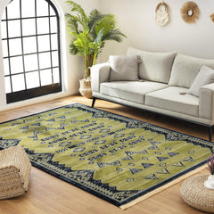 Kandahar E927A Area Rug Green Navy