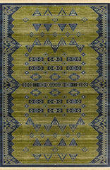 Kandahar E927A Area Rug Green Navy
