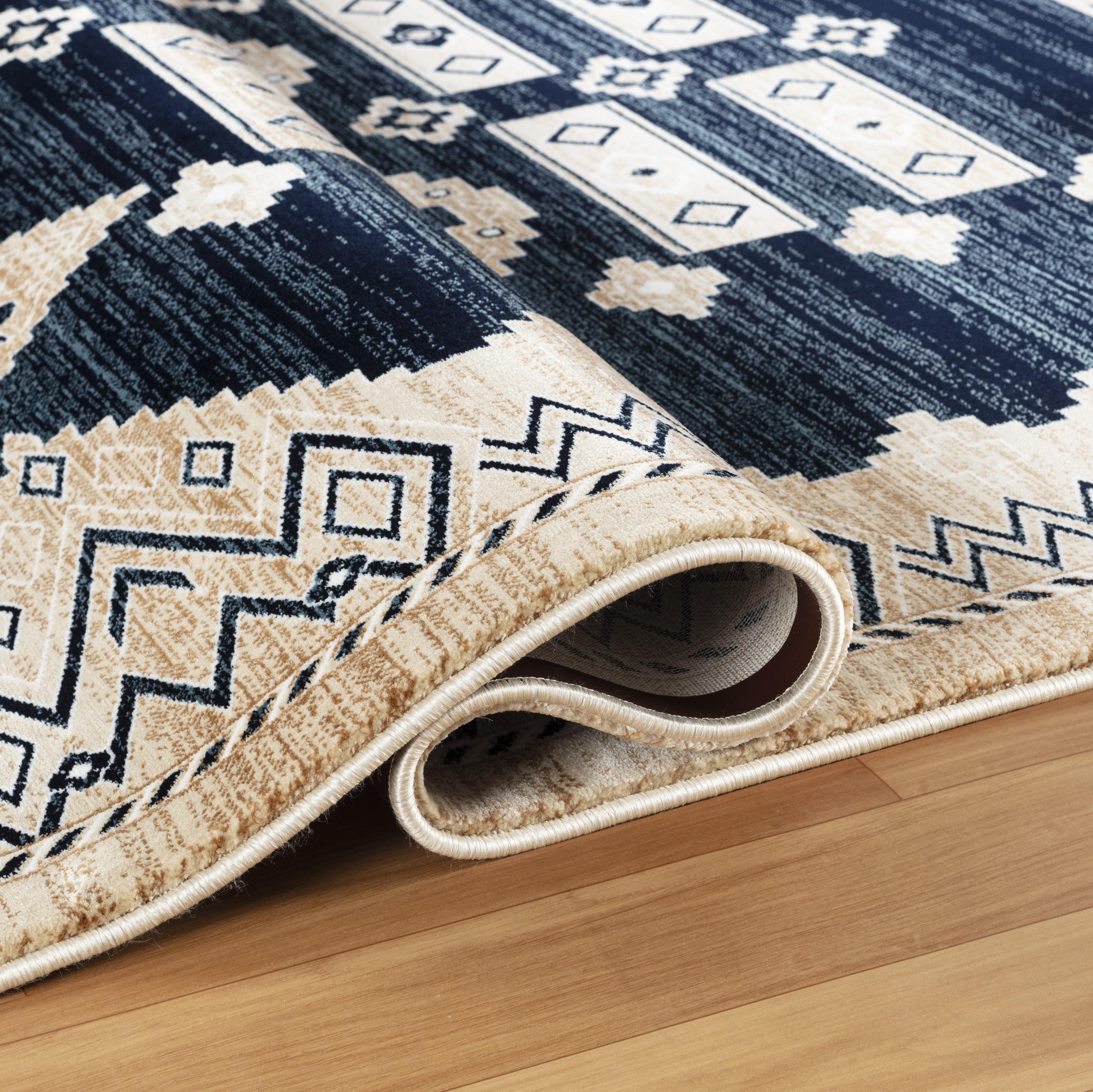 Kandahar E927A Area Rug Navy