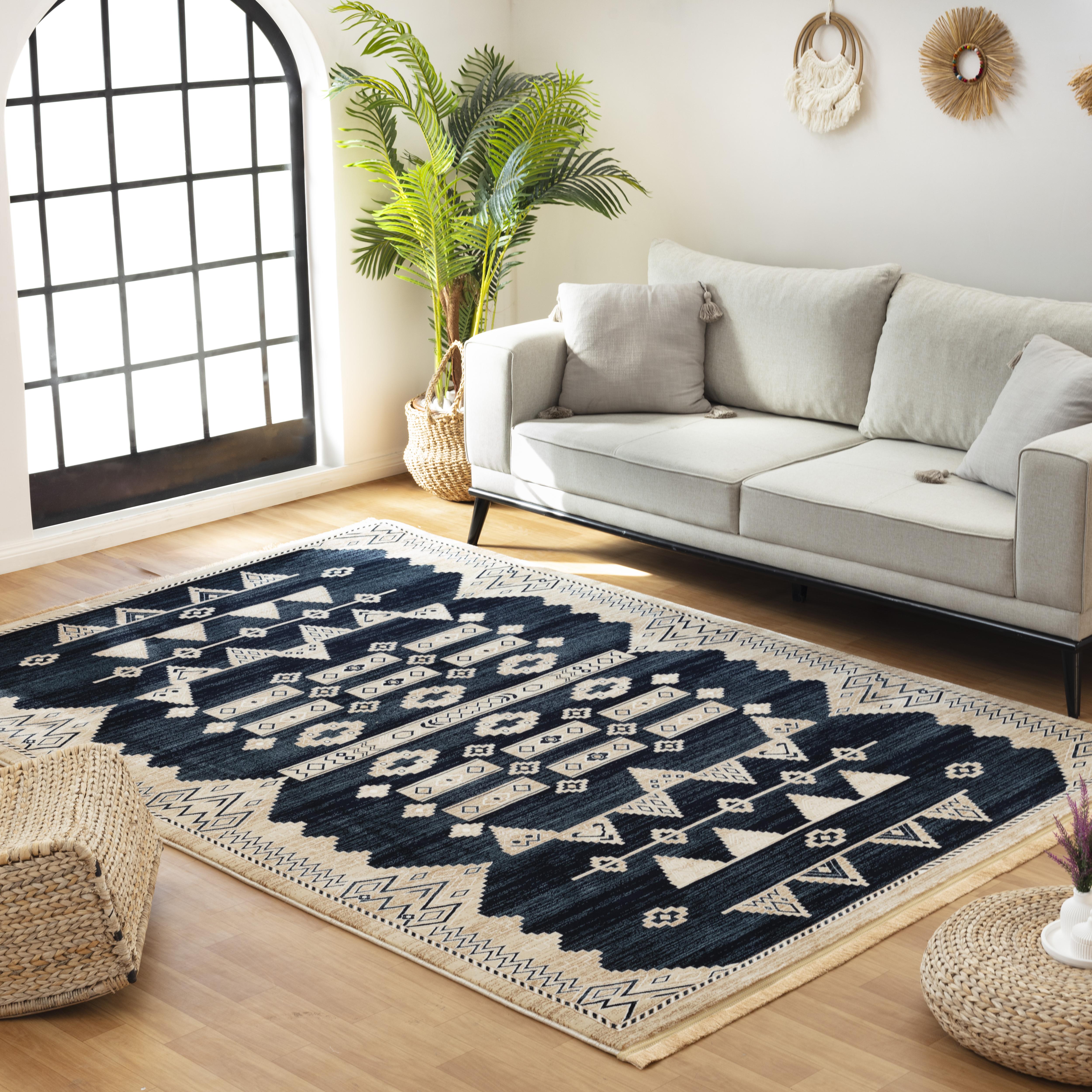 Kandahar E927A Area Rug Navy
