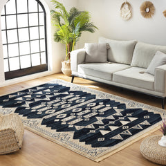 Kandahar E927A Area Rug Navy