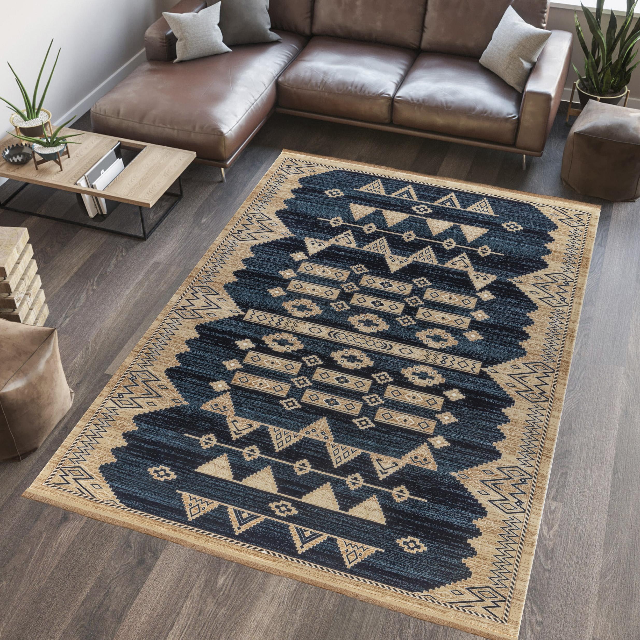 Kandahar E927A Area Rug Navy