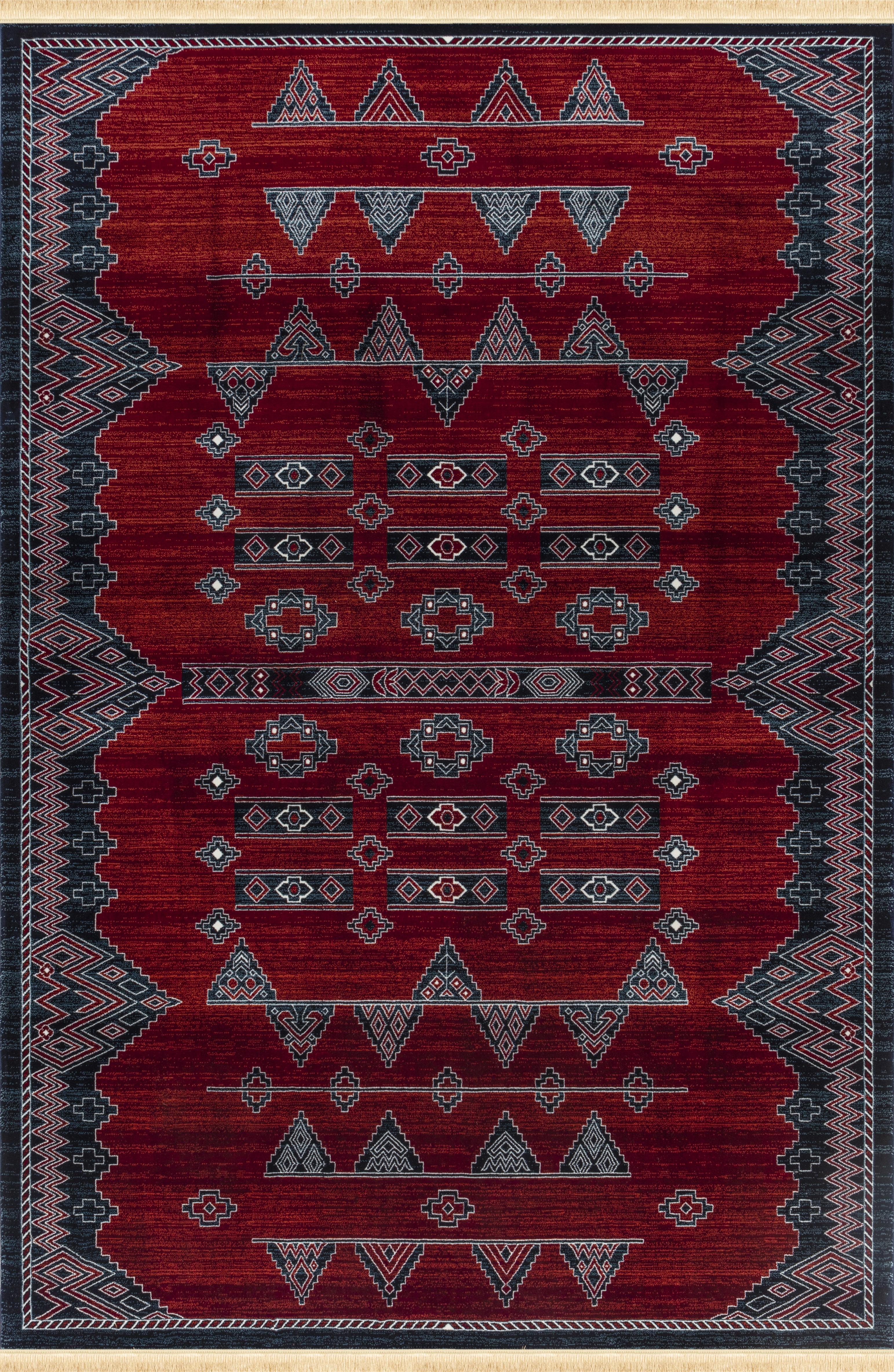 Kandahar E927A Area Rug Red