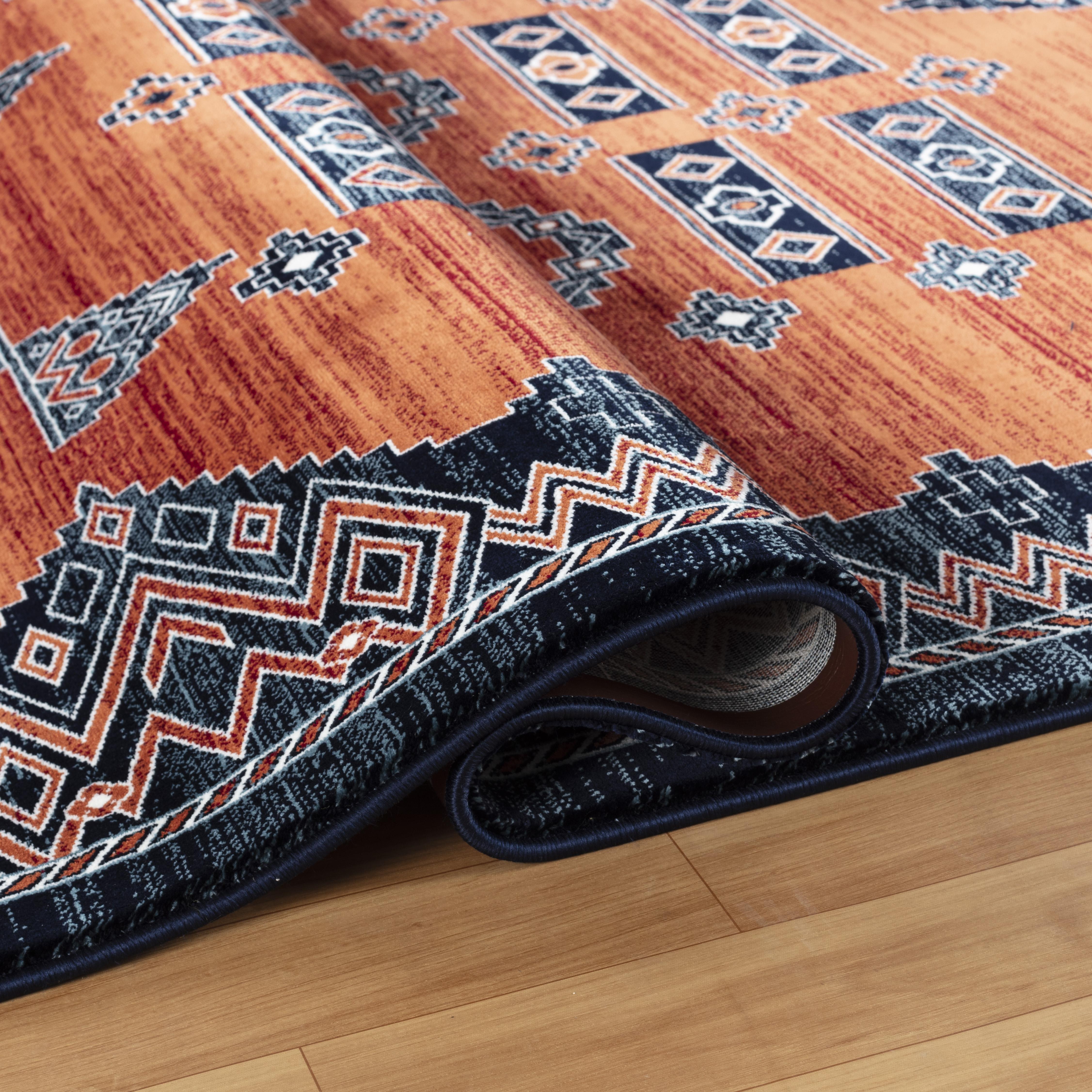 Kandahar E927A Area Rug Rose