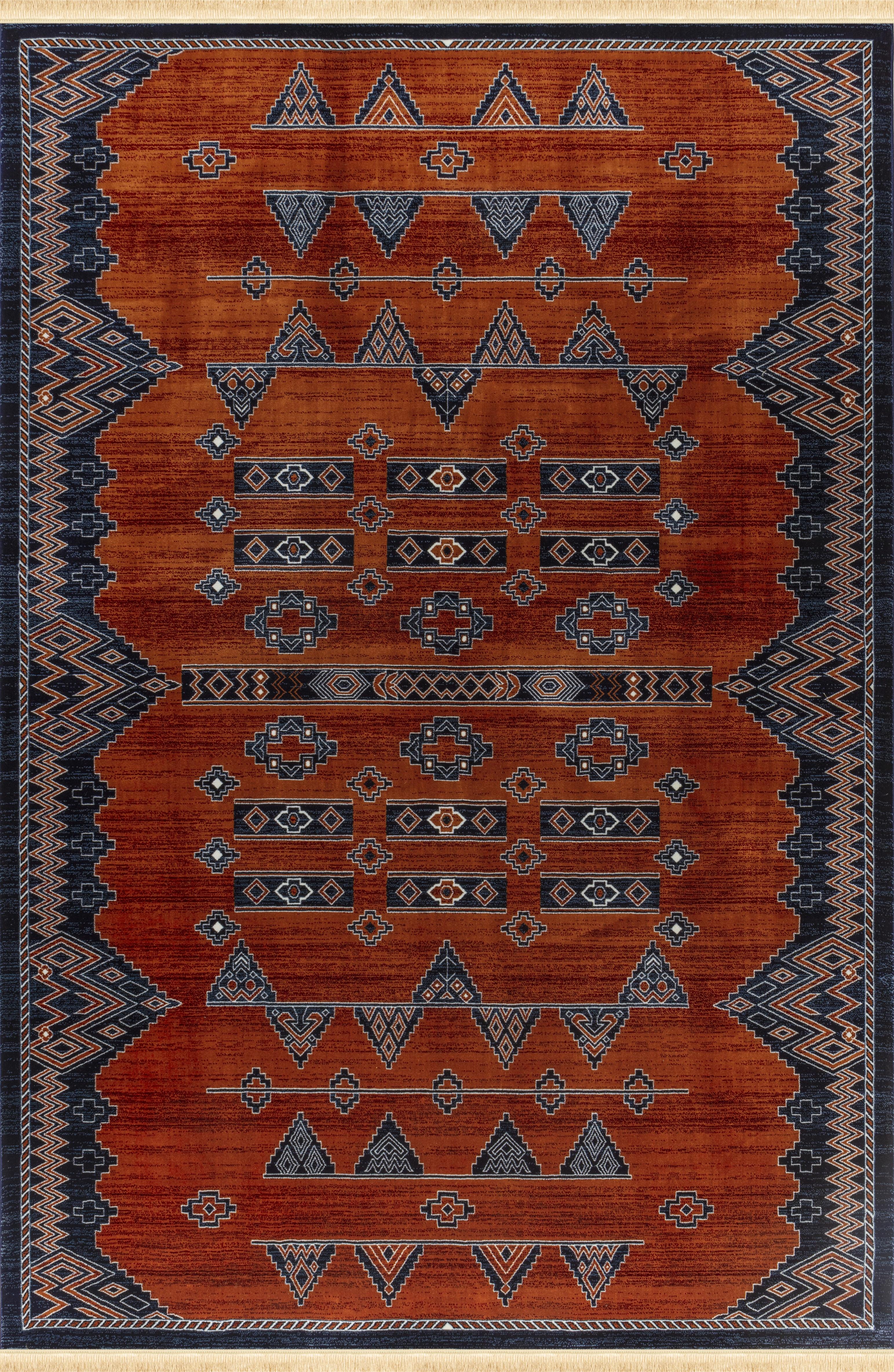 Kandahar E927A Area Rug Rose